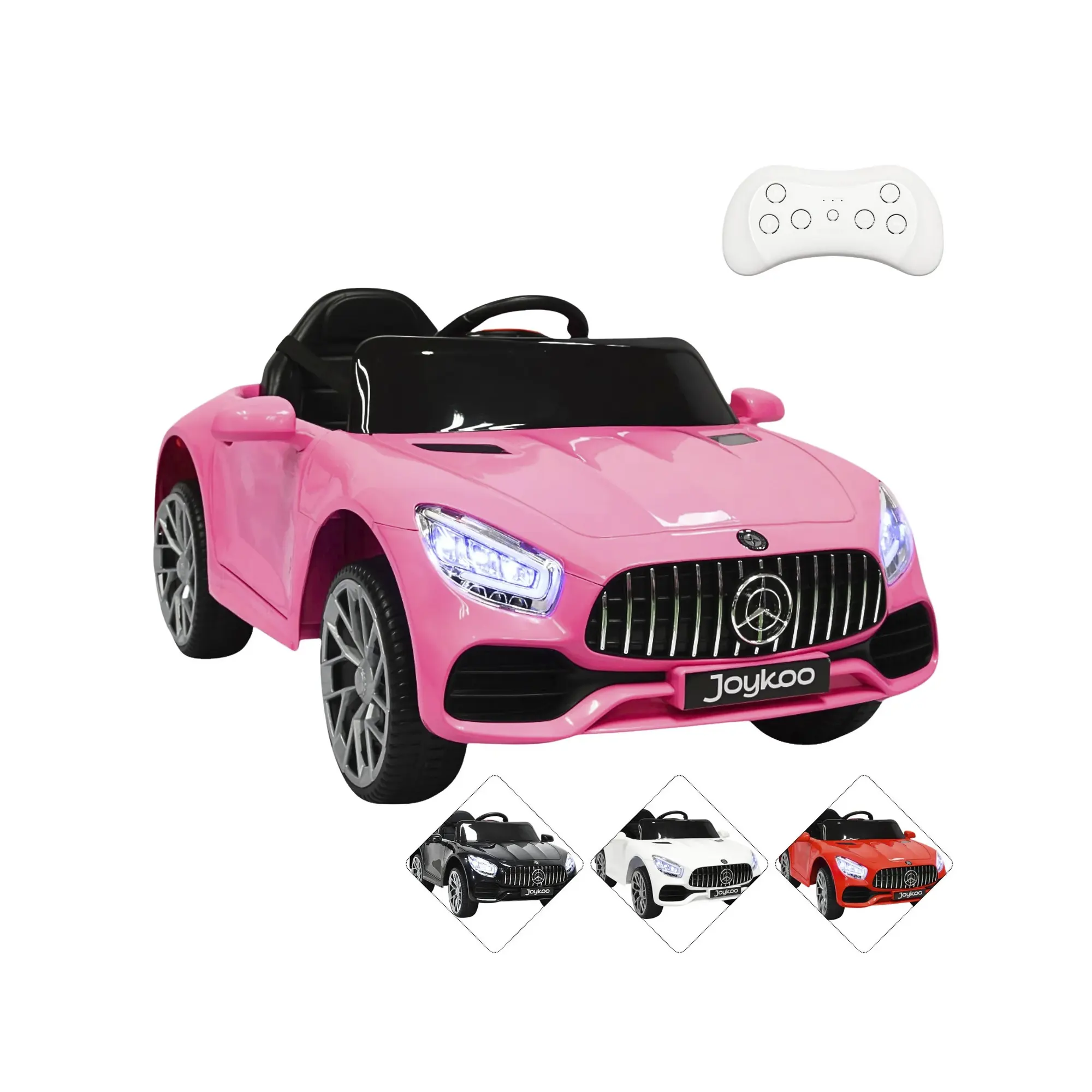 Montable Eléctrico Joykoo Mini Coche Infantil CM-4146 Rosa