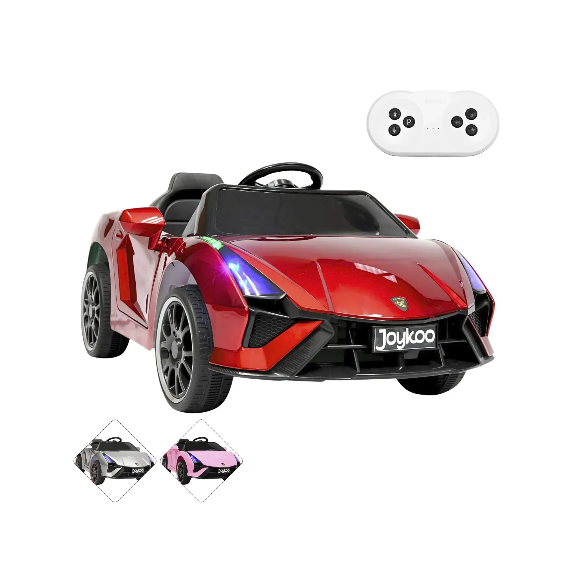 Montable Eléctrico Joykoo Deportivo Remoto Infantil CM-3156 Rojo