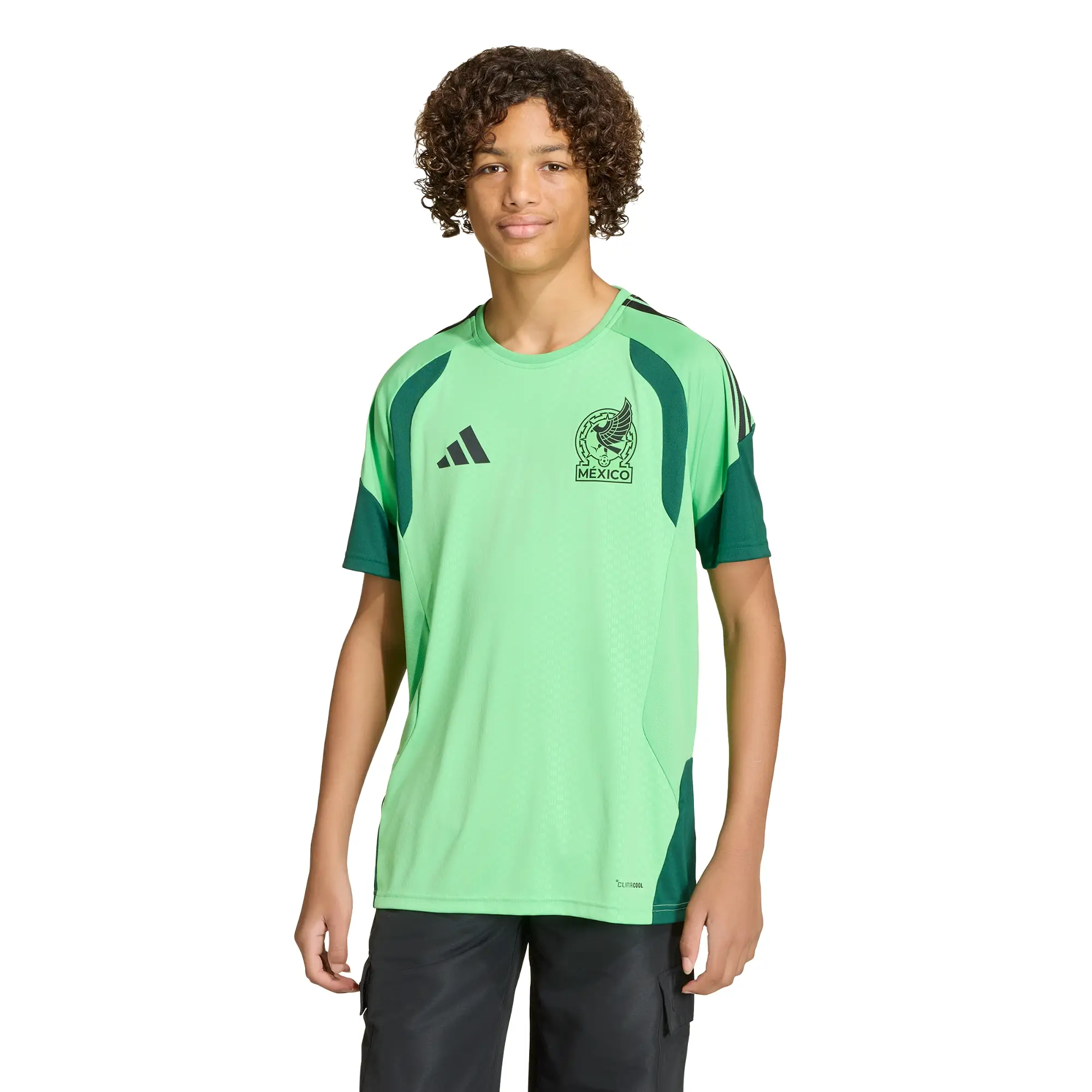 Playera adidas Futbol Selección Mexicana Tiro 2026 Niño KB0921