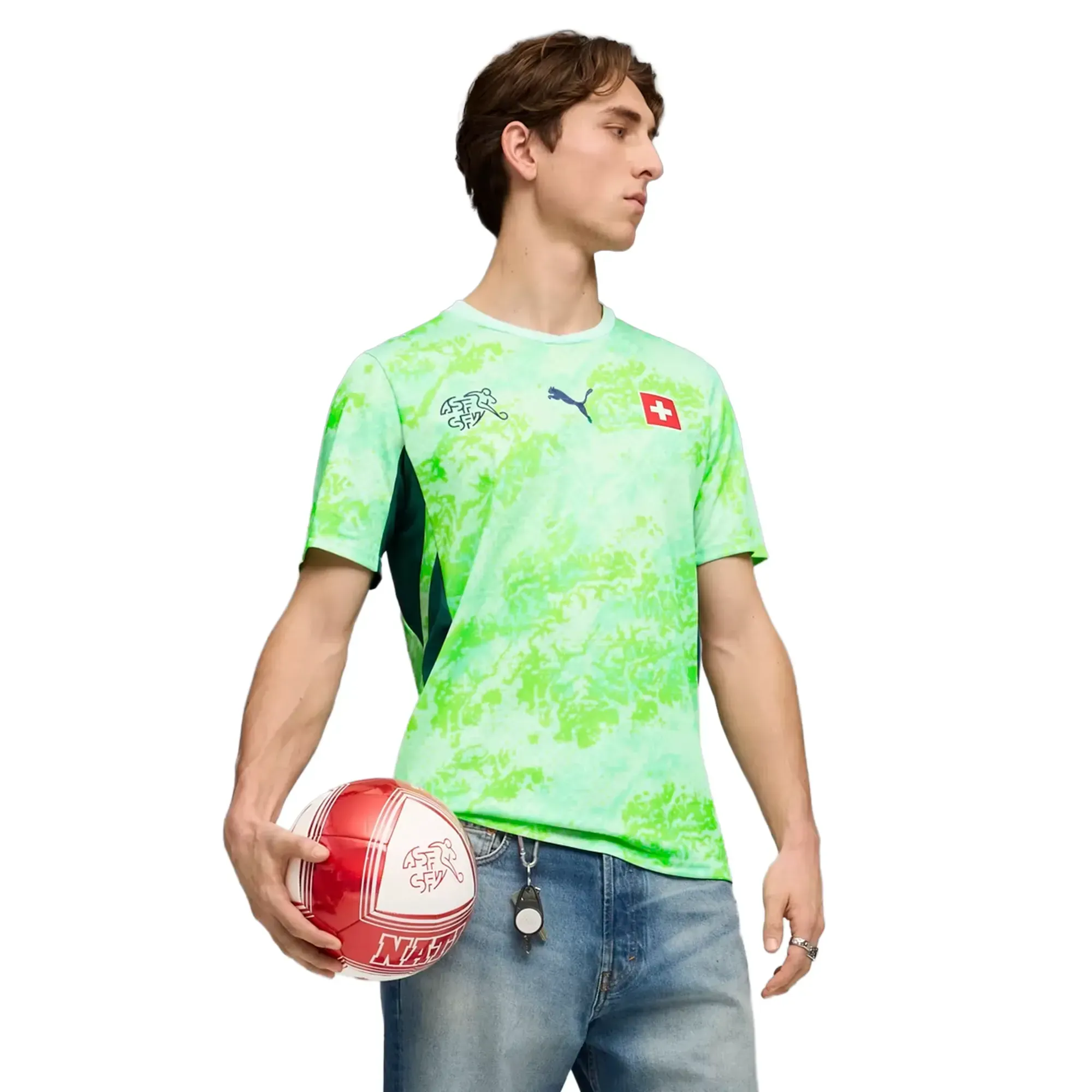 Jersey Puma Futbol Suiza Visita Fan Hombre 783225 02