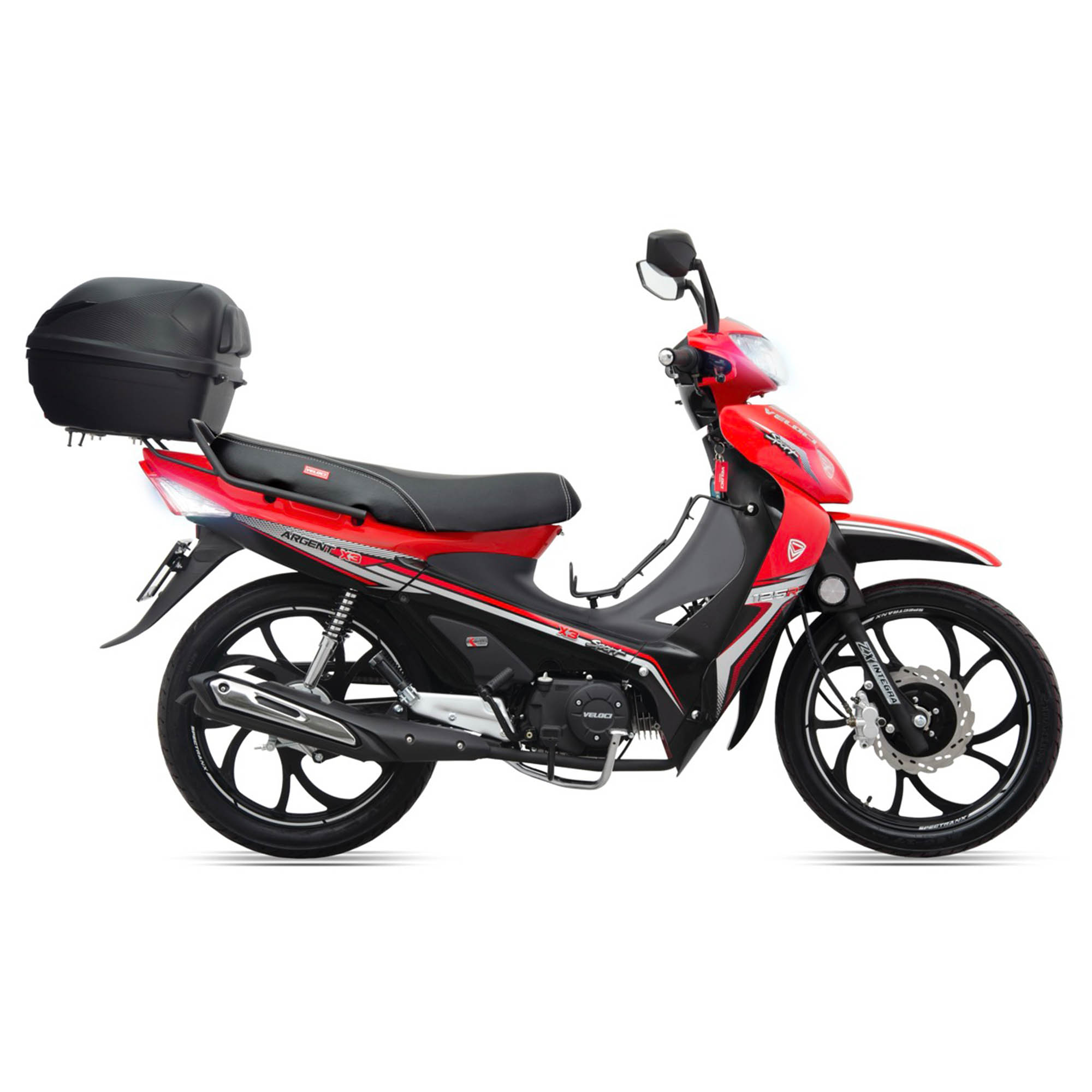 Motocicleta Veloci De Trabajo Argent X3 125 Rojo 2026