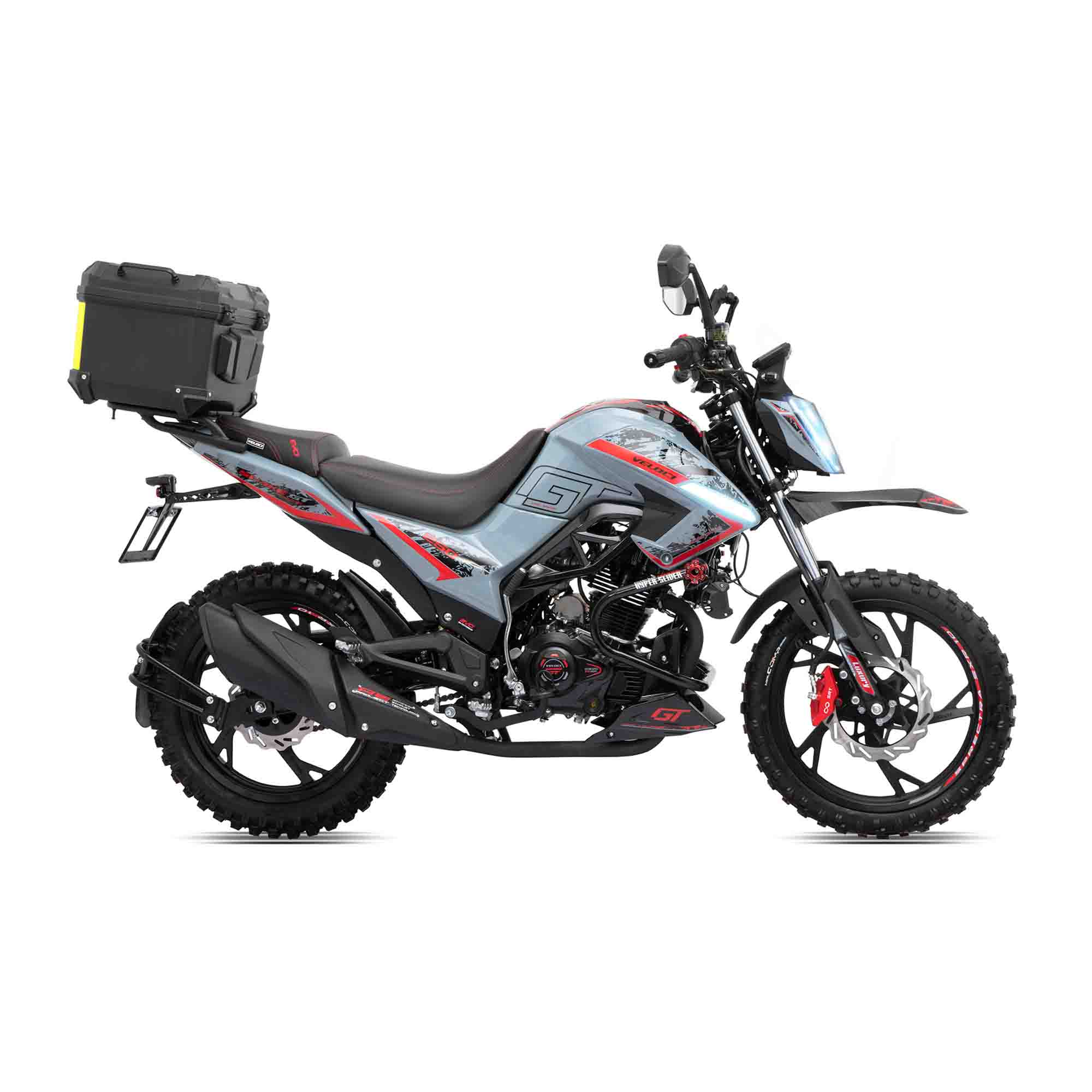 Motocicleta Veloci Doble Propósito Snake GT Trail Edition 250 Gris 2027