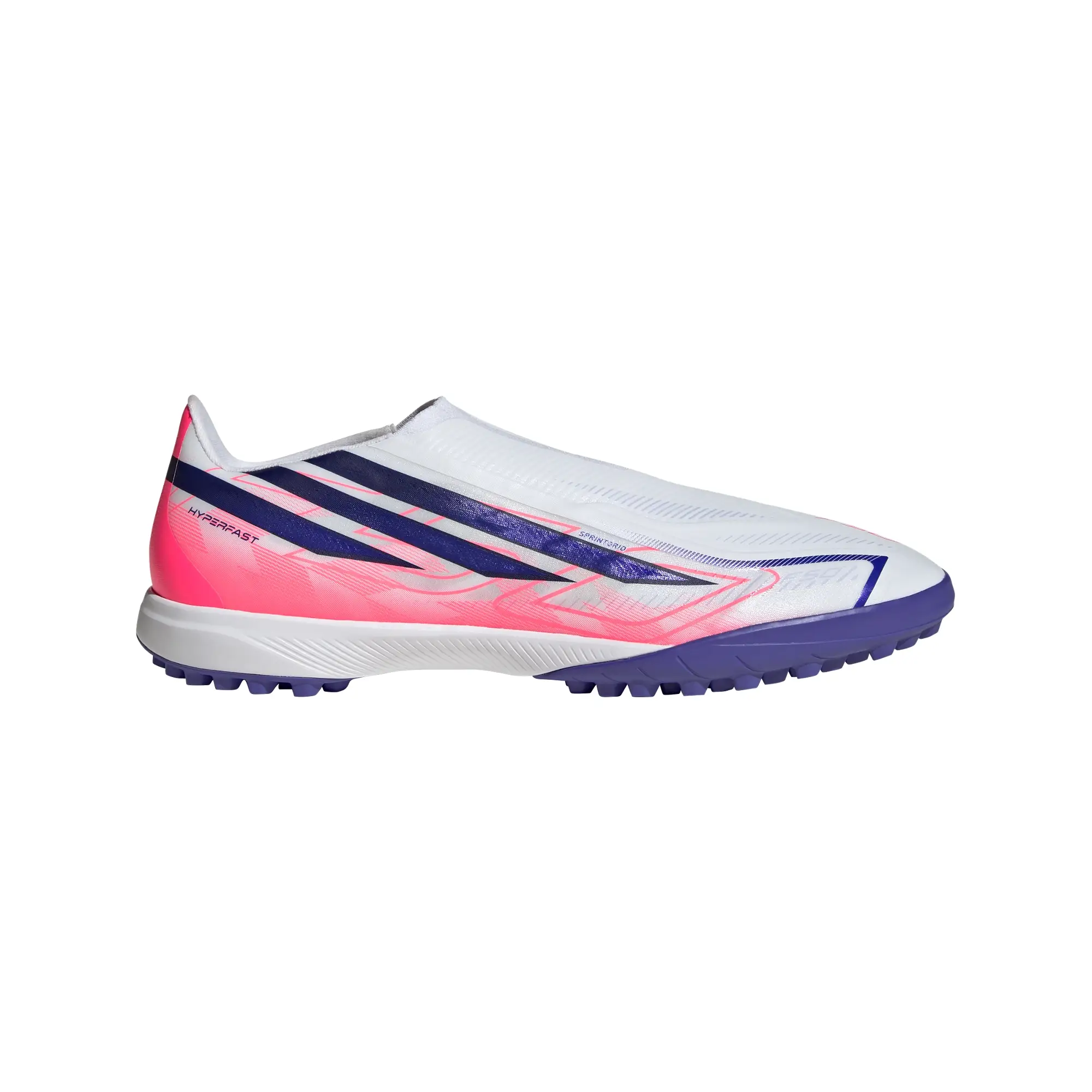 Tacos F50 Hyperfast League Sin Agujetas Pasto Artificial adidas Futbol Unisex IH4585