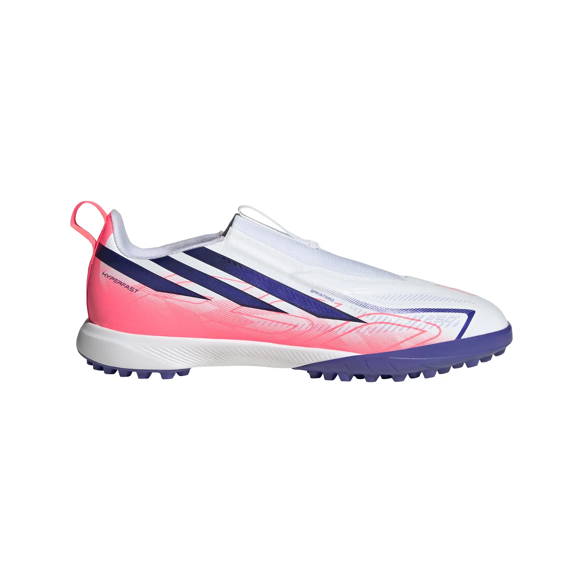Tacos F50 Hyperfast League Sin Agujetas Pasto Artificial adidas Futbol Unisex KK1325