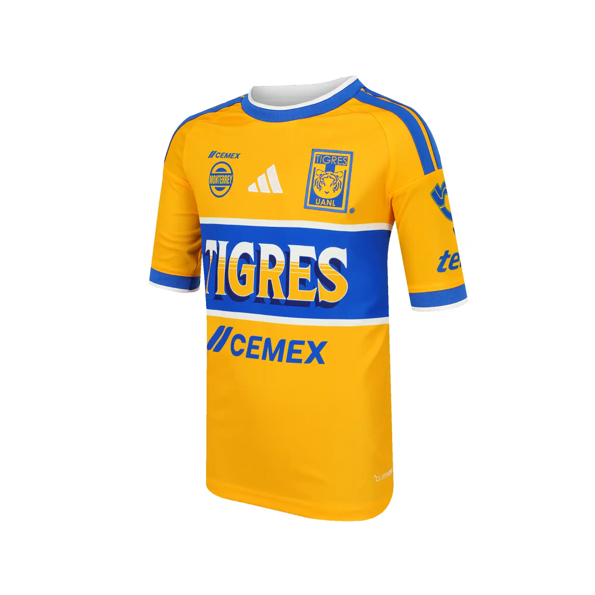 Jersey adidas Futbol Tigres Local Fan 26/27 Niño KB8889