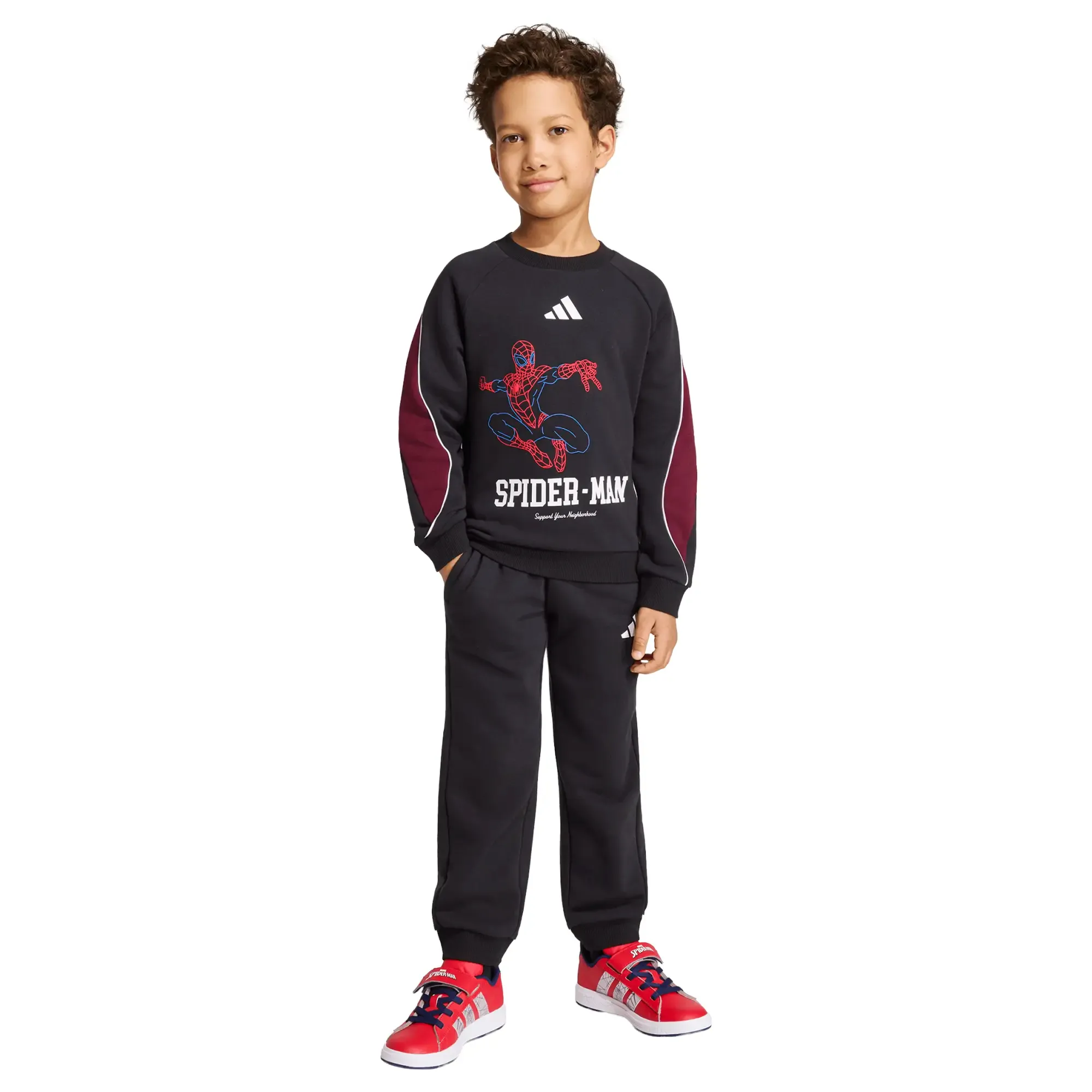 Conjunto Deportivo adidas x Marvel Spider-Man Infantil Unisex KG6138