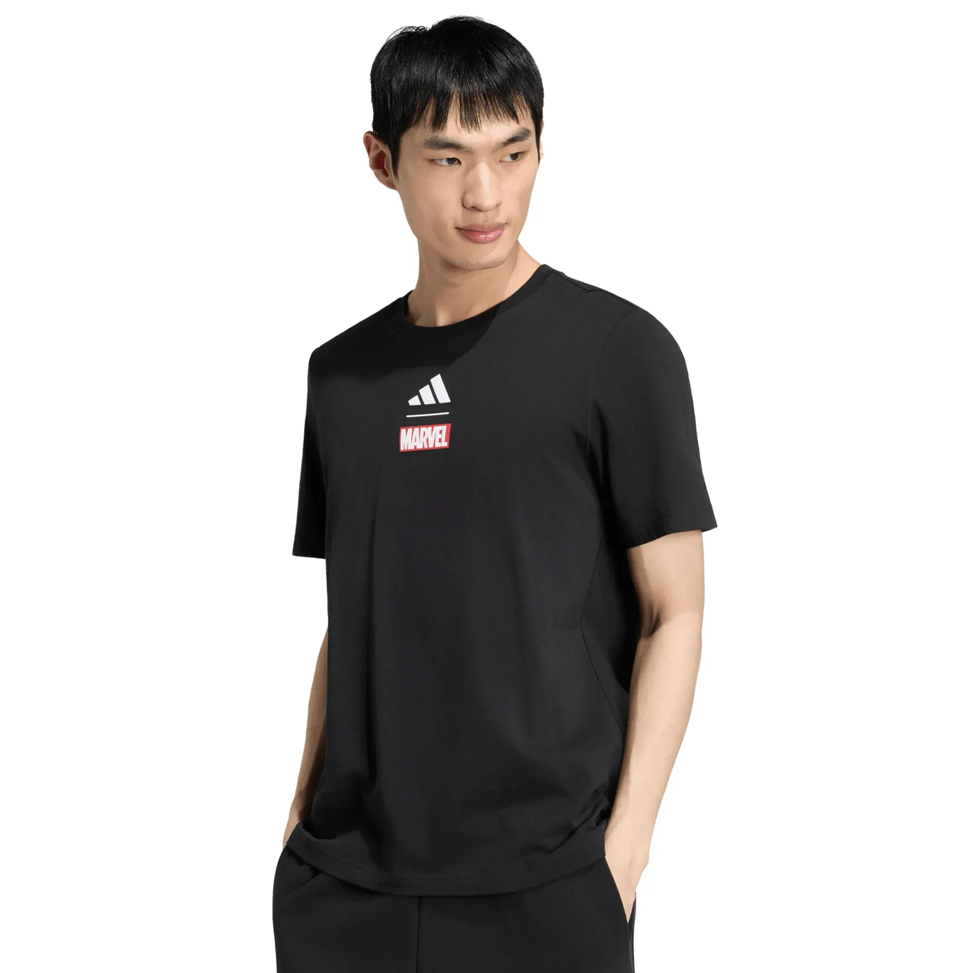 Playera adidas Casual Marvel Spider-Man Hombre KR3609