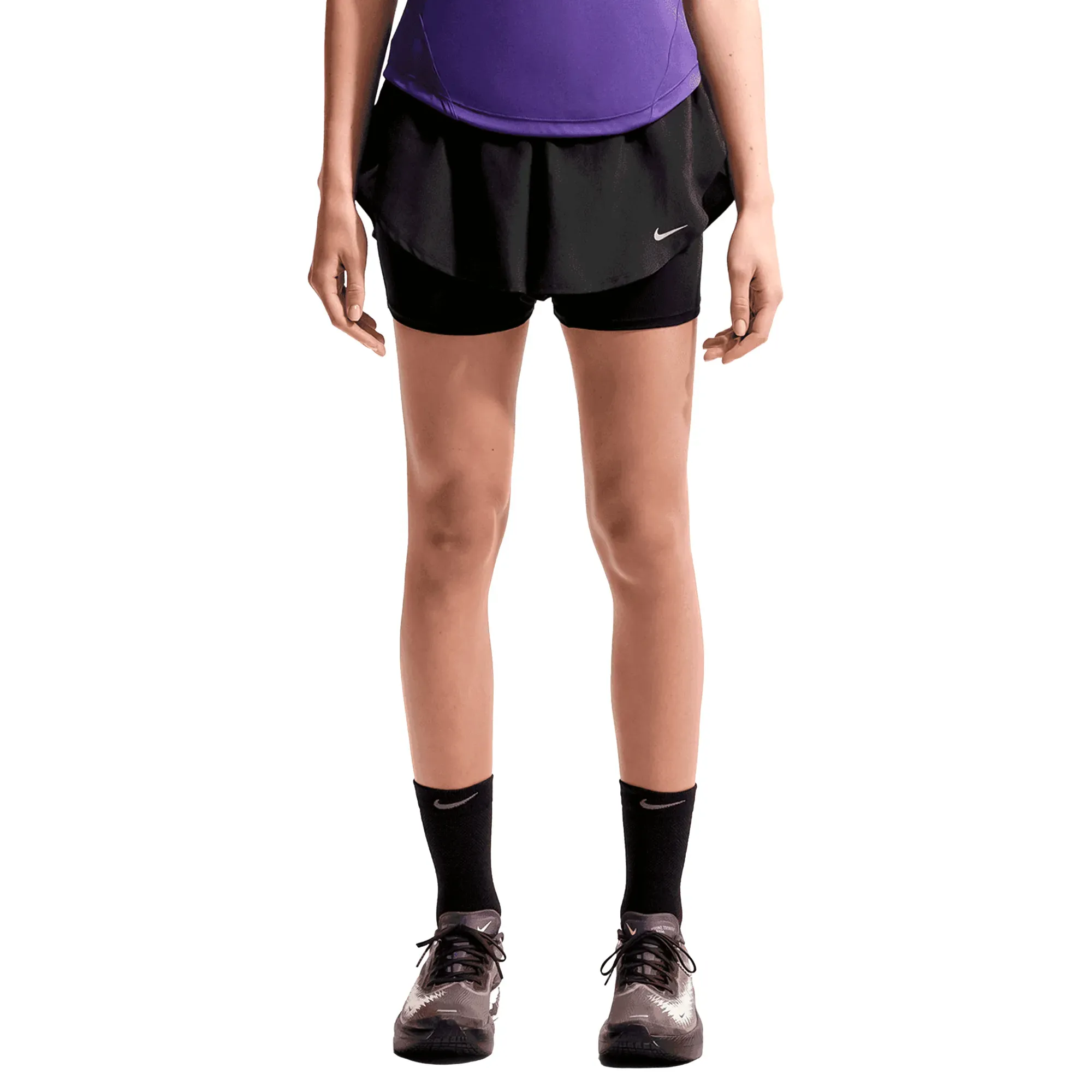 Short Nike Correr Flow 2 en 1 Mujer IF1497-010