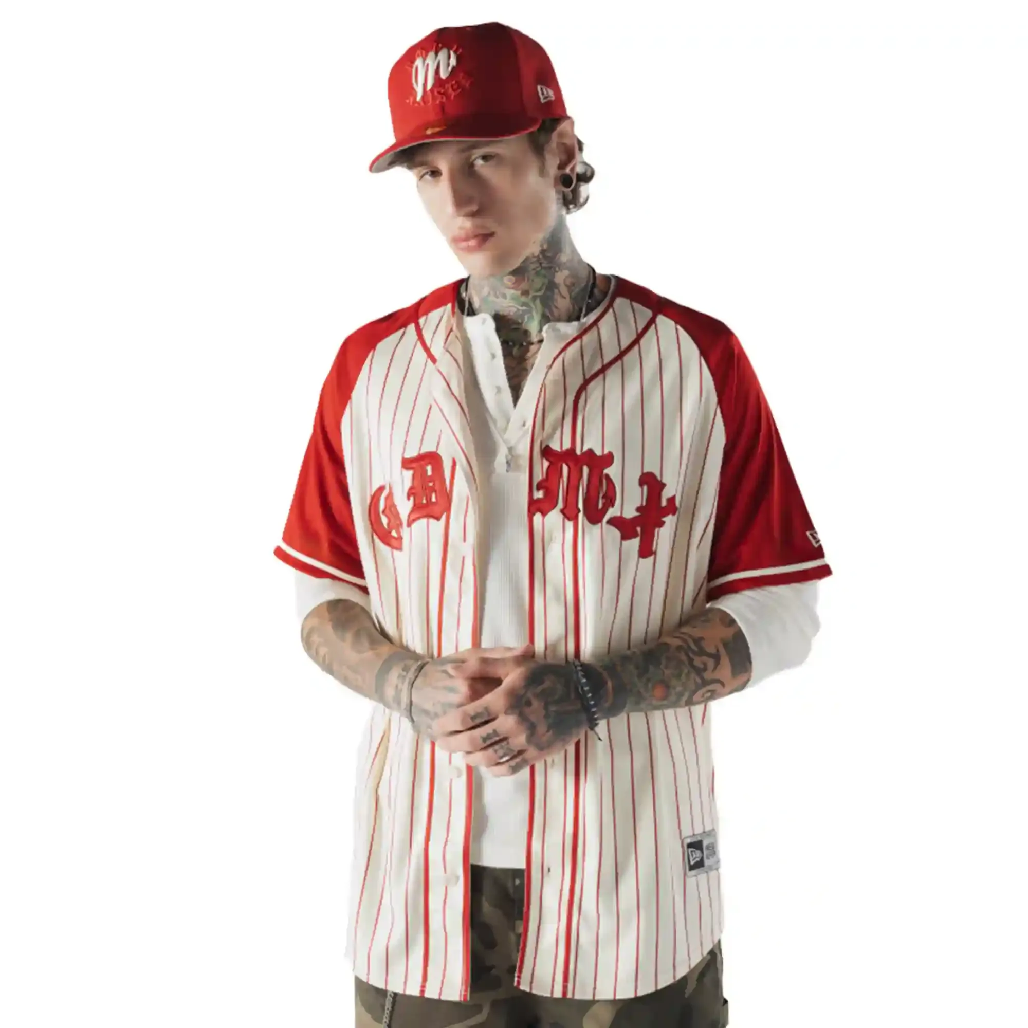 Jersey New Era LMB Diablos Rojos del México x Born x Raised Hombre 60977171