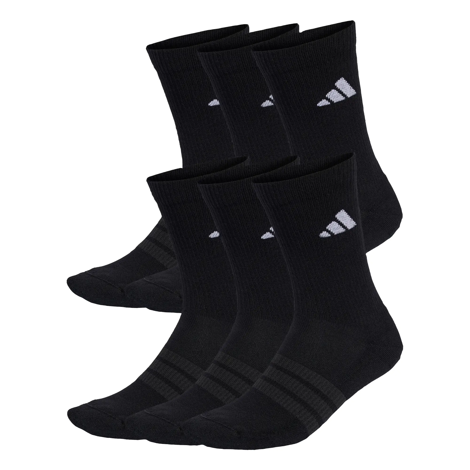 Calcetas A MEDIA PANTORRILLA ACOLCHADOS, PAQUETE DE 6 PARES adidas Entrenamiento Unisex KE5499