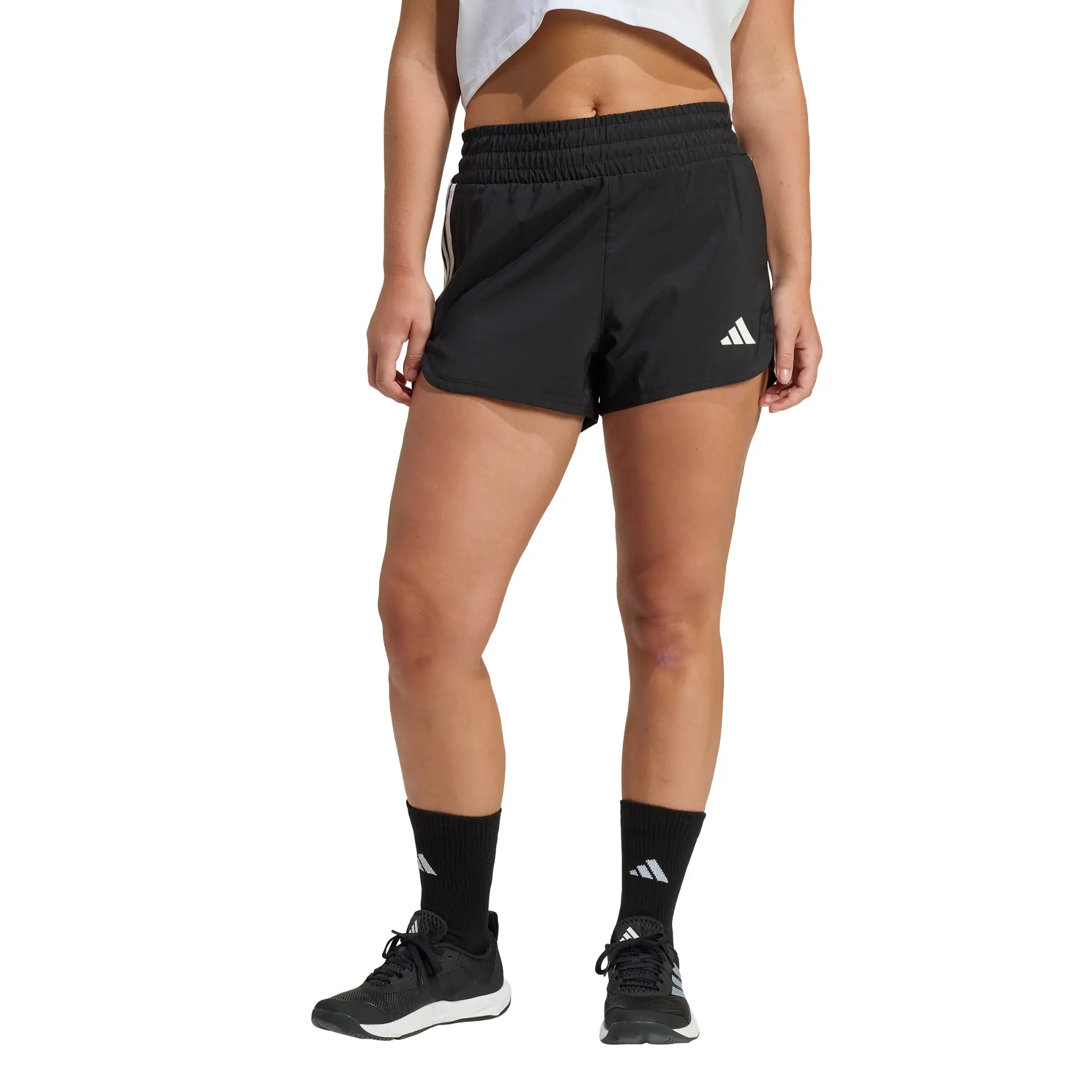 Shorts Pacer Workout Tejidos Alto adidas Entrenamiento Unisex KD7318