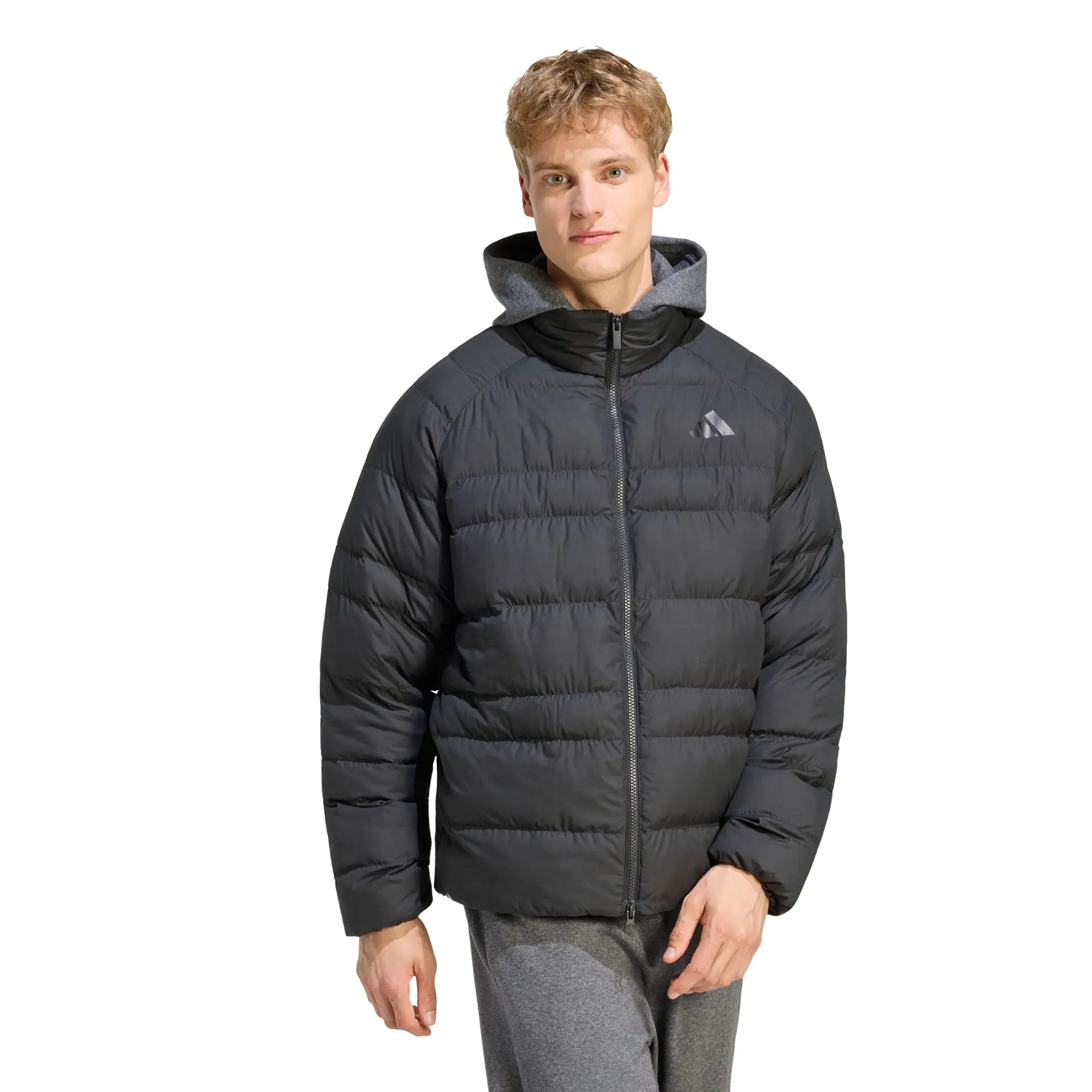 Chamarra Aislante Essentials Plegable adidas Casual Unisex KF2710