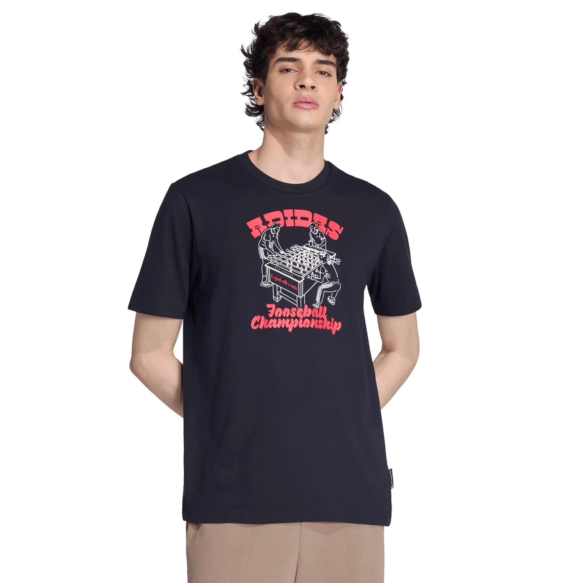 Playera adidas Casual Novelty Foosball Hombre KC7124