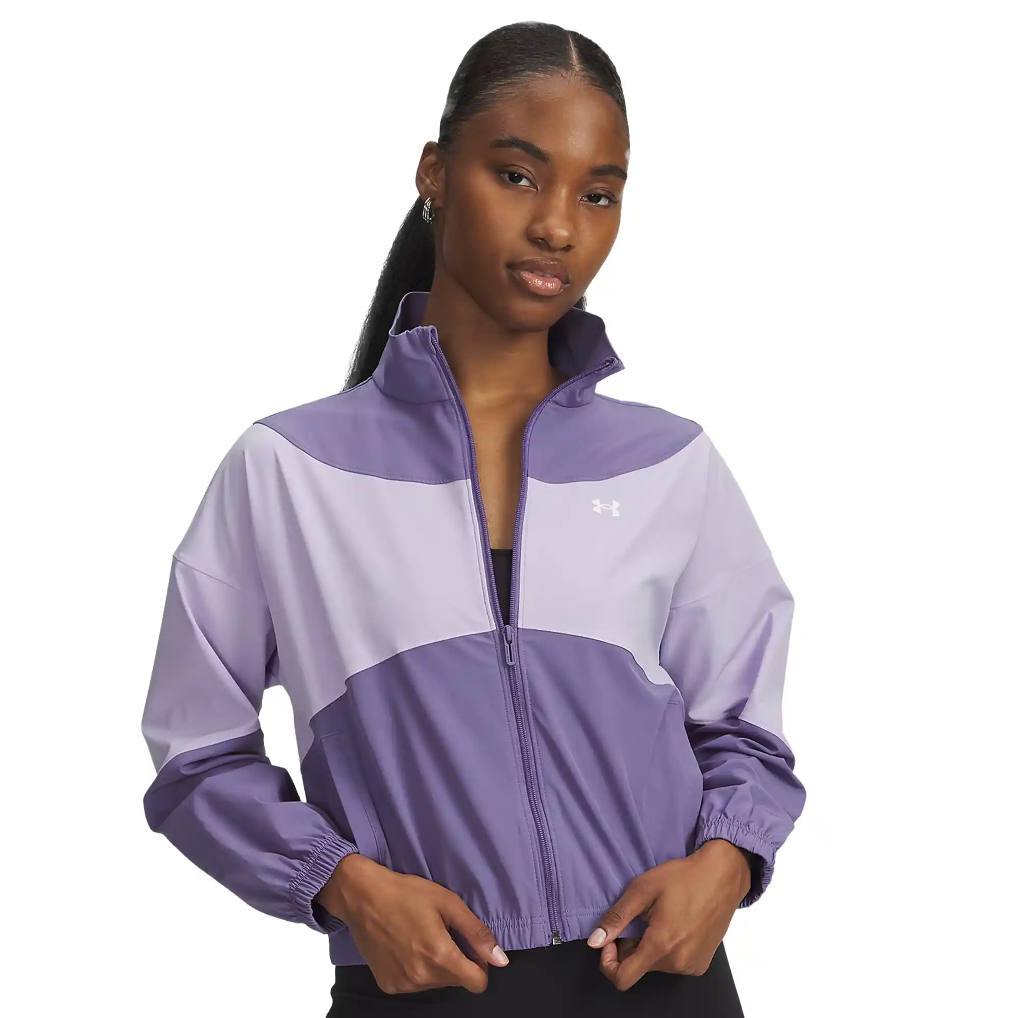 Chamarra Under Armour Entrenamiento Rival Woven Mujer 1389631-520