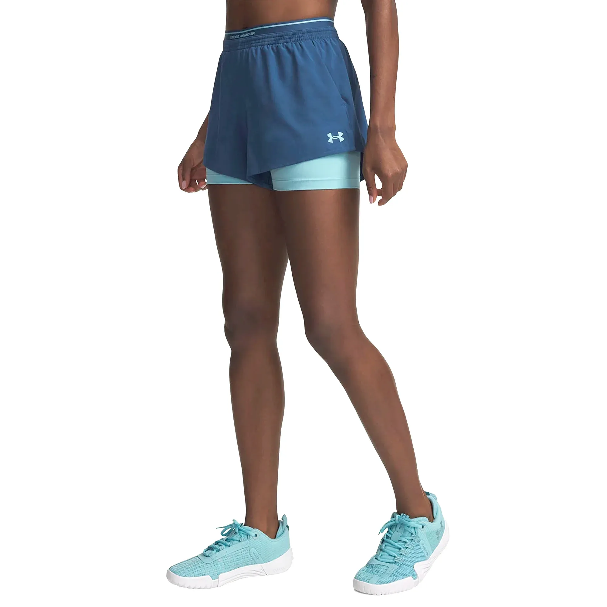 Short Under Armour Entrenamiento Vanish Woven 2 en 1 Mujer 6009967-498