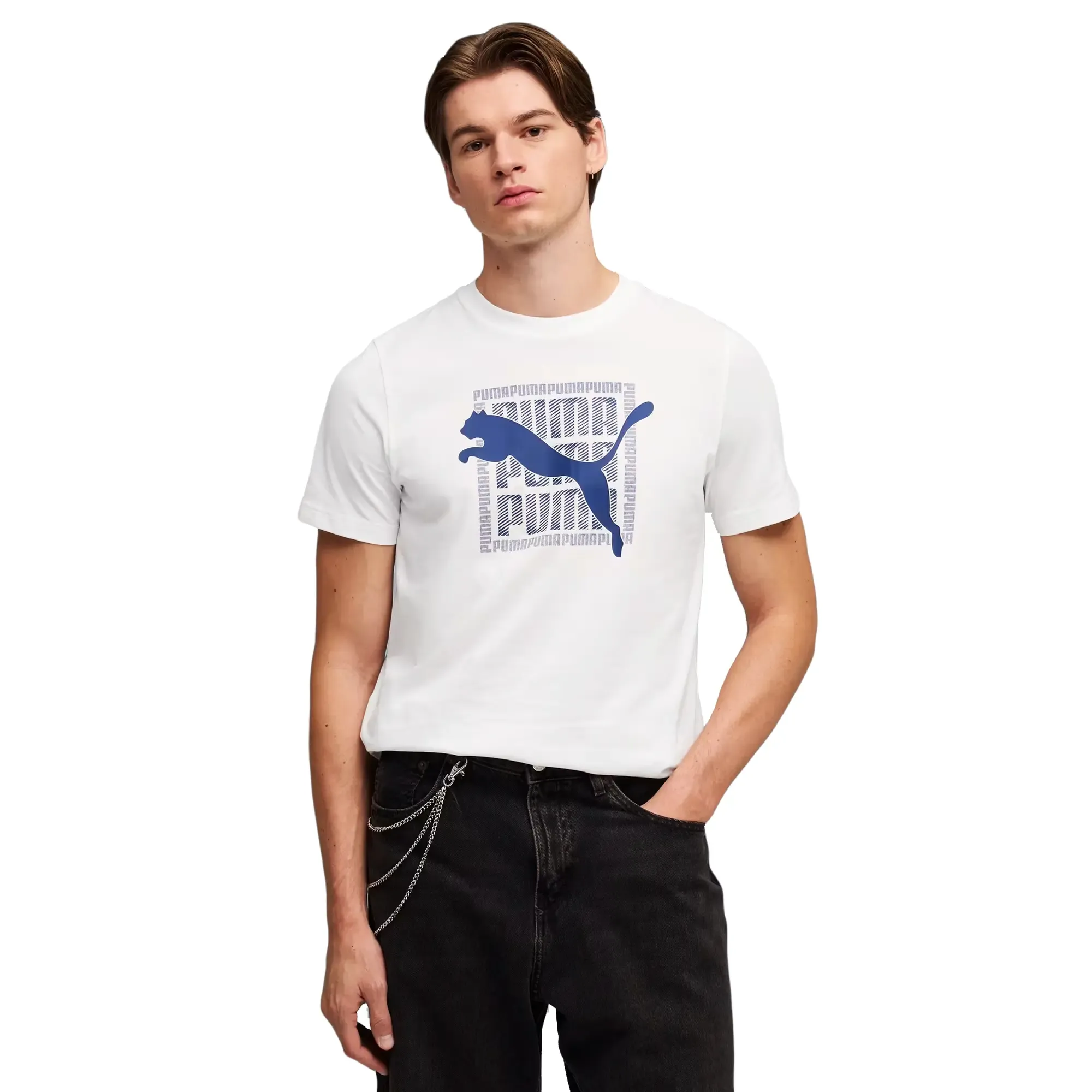 Playera Puma Casual Graphic Wording Hombre 691775 02
