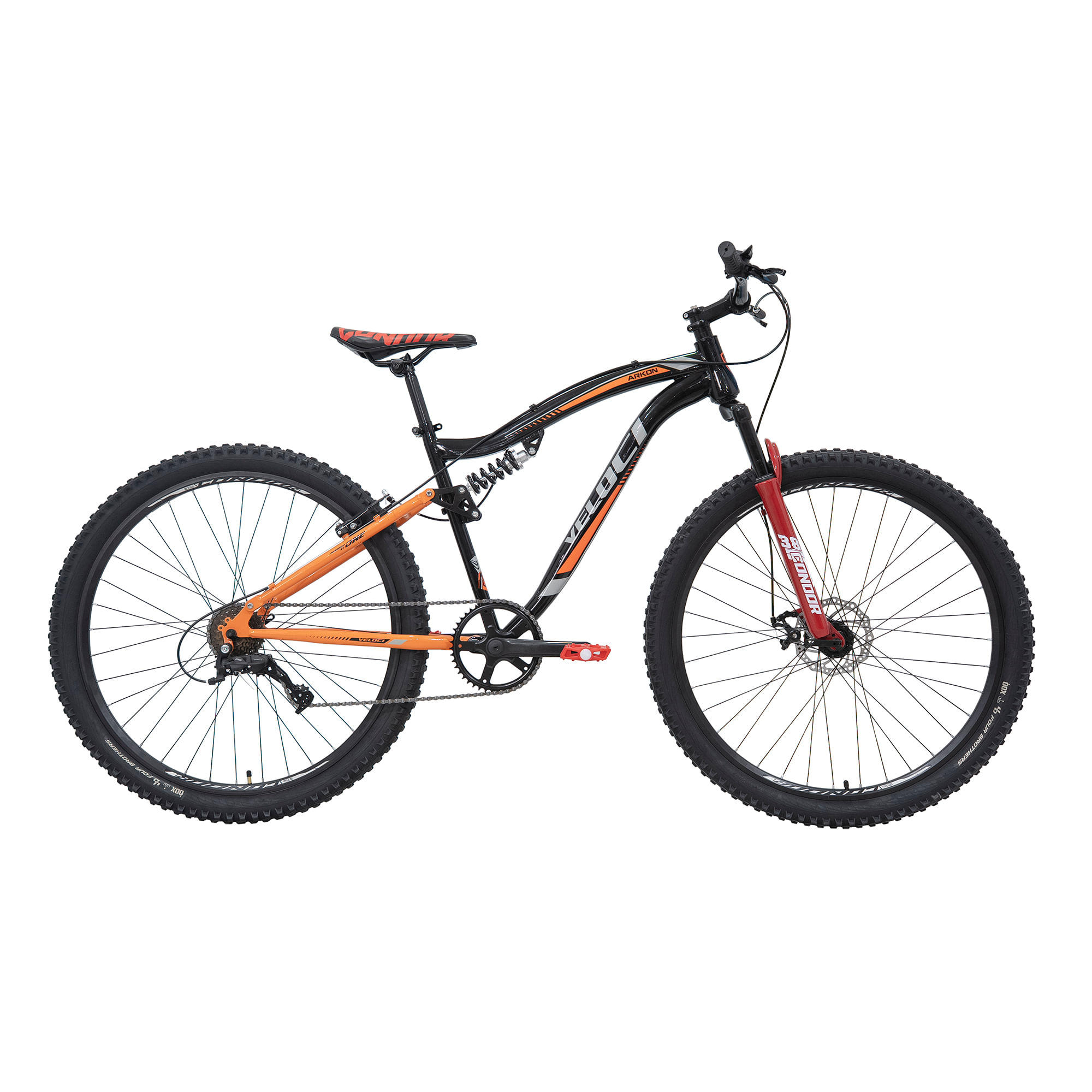 Bicicleta Veloci Montaña Arkon Negro R29