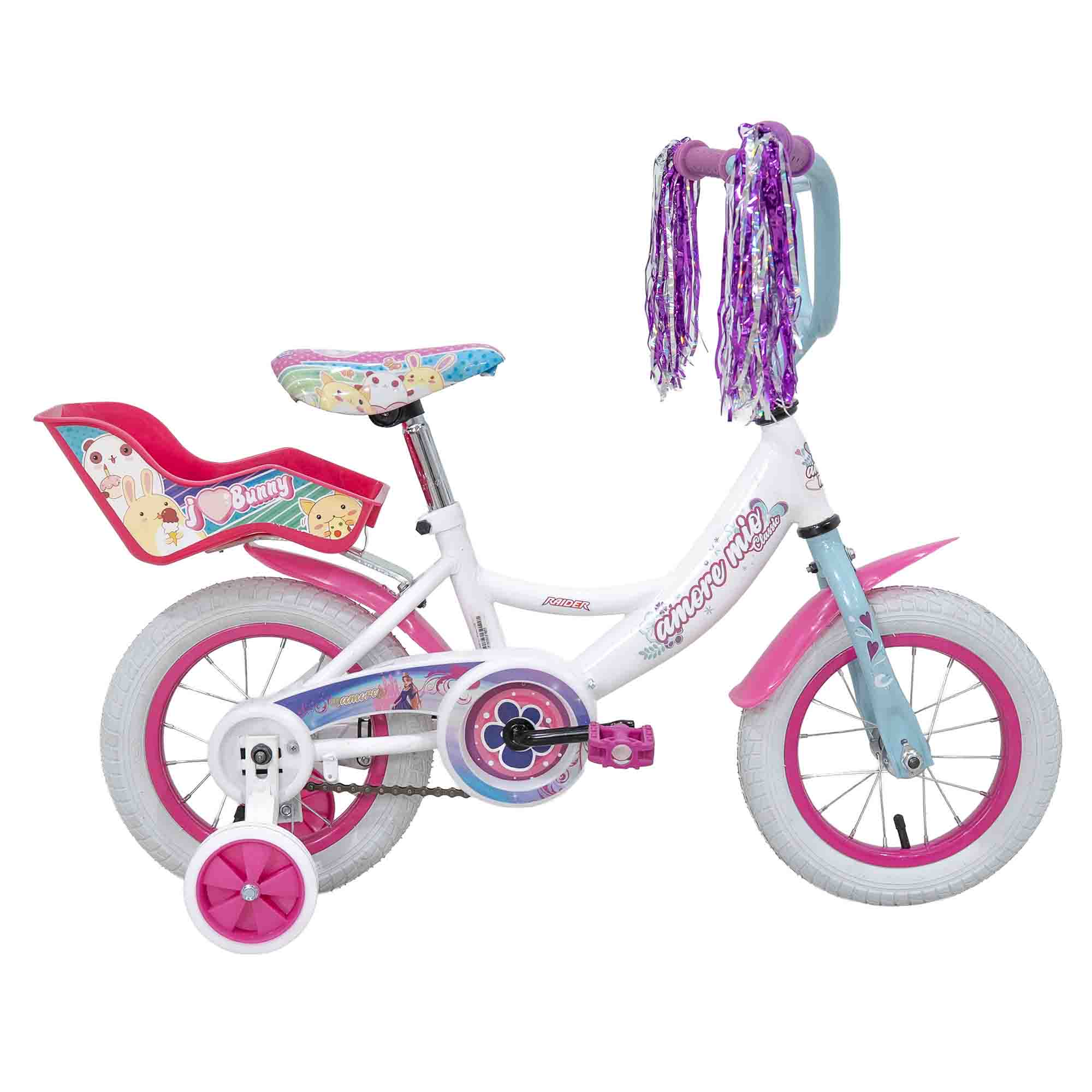 Bicicleta Raider Amore Niña Blanco R12