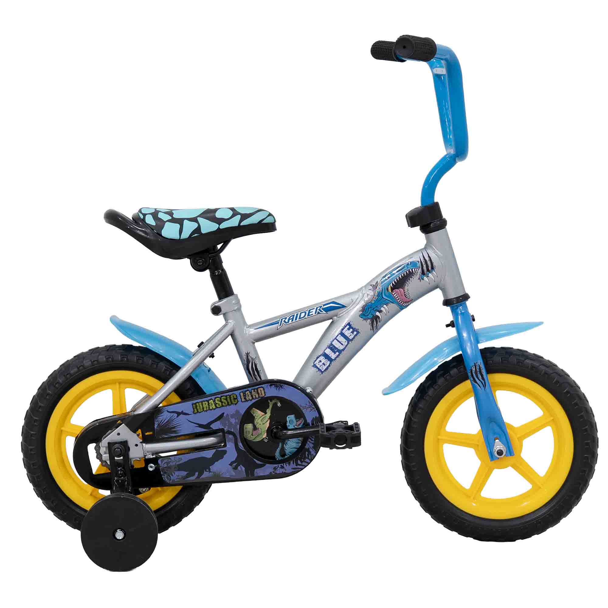 Bicicleta Raider Blue Niño Plata R12