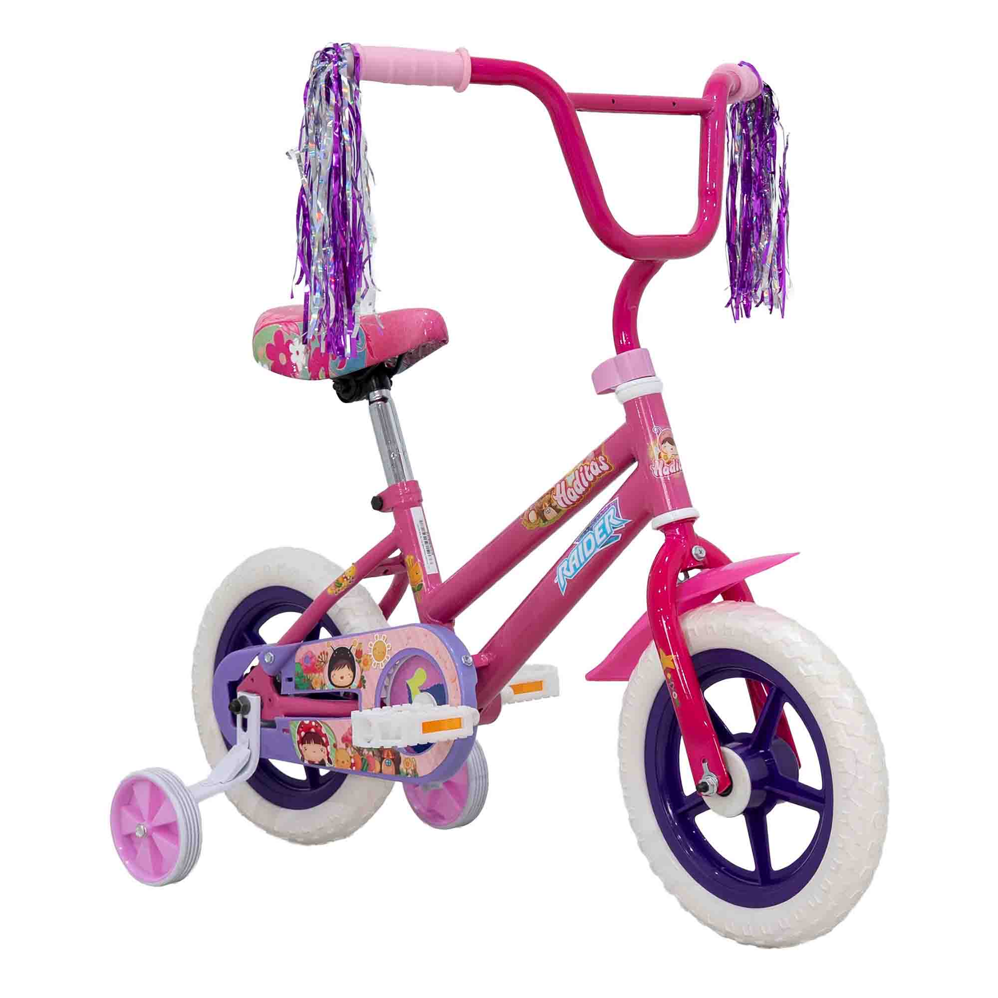 Bicicleta Raider Haditas Niña Rosa R12