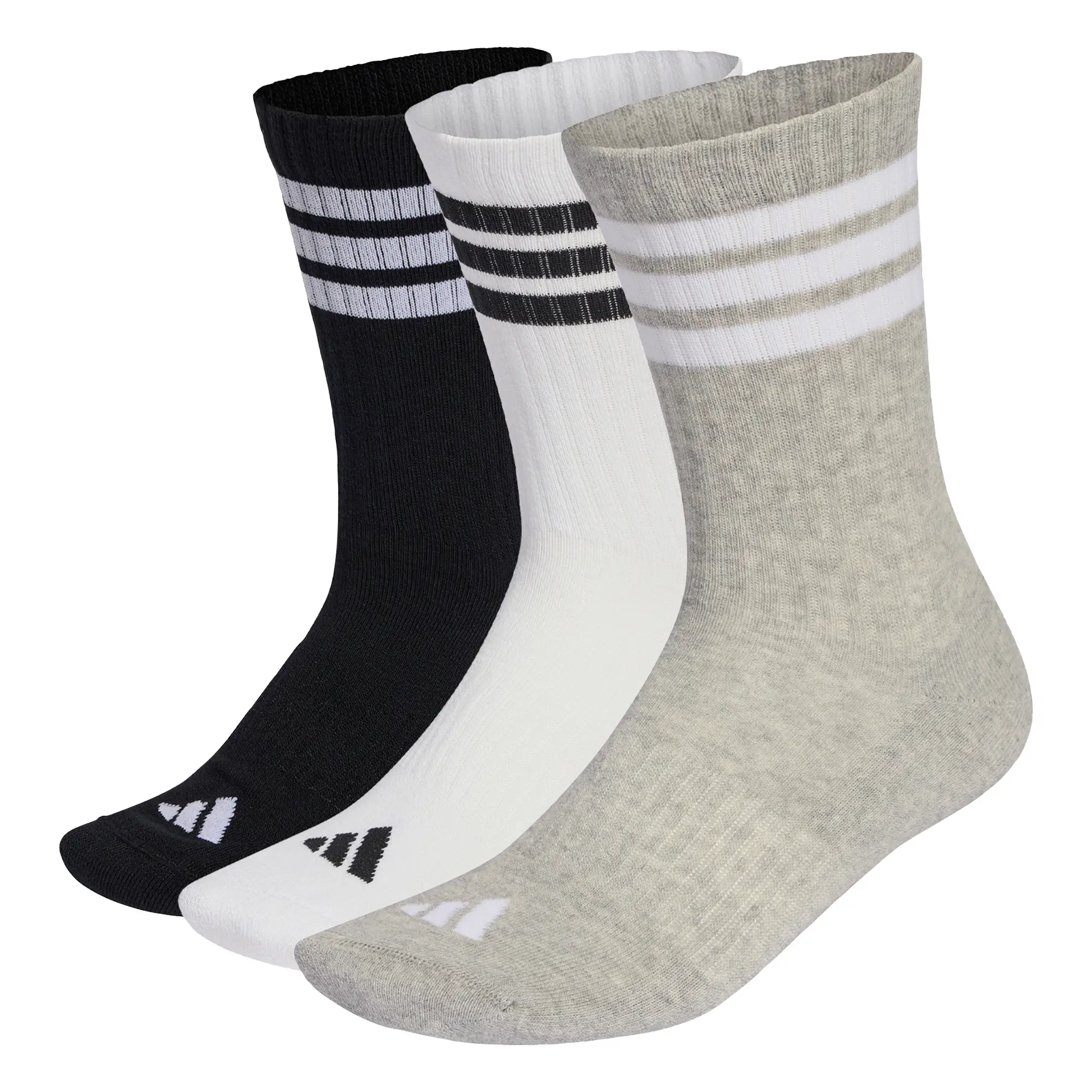 Calcetas Clásicos 3 Franjas Acolchados Paquete De Pares adidas Entrenamiento Unisex KC9640