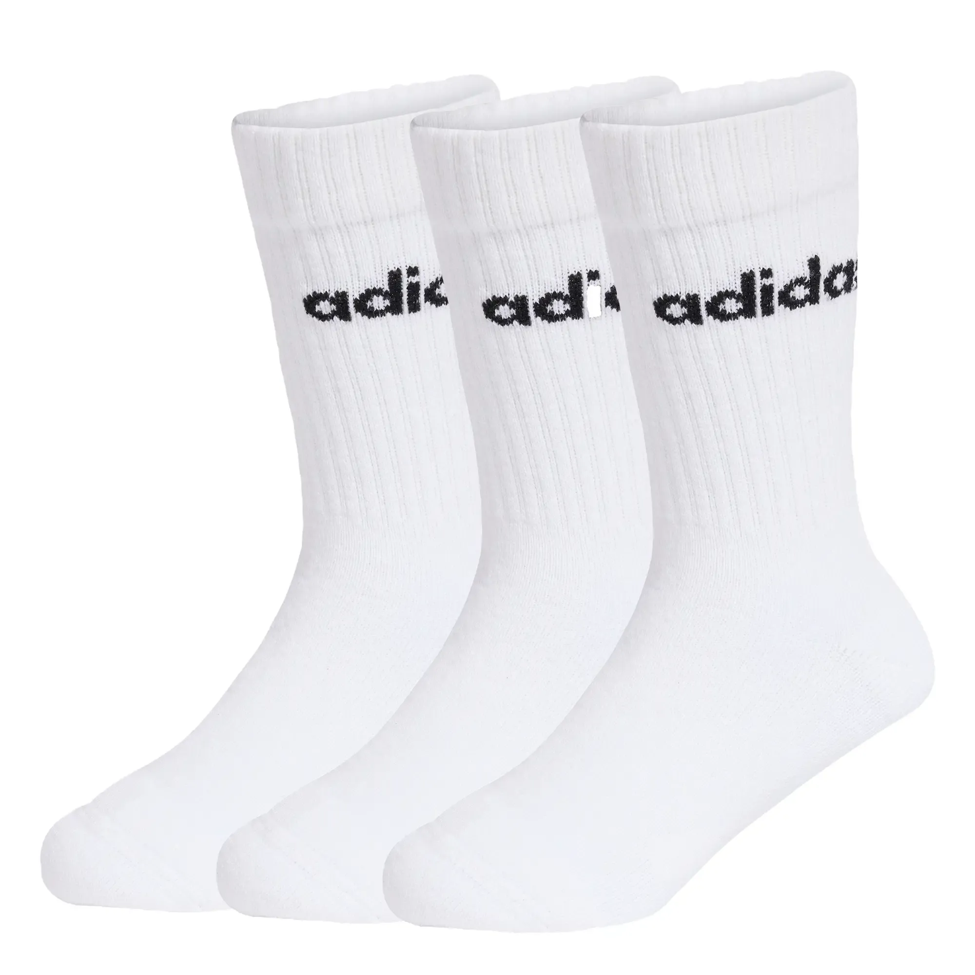 Calcetas A MEDIA PANTORRILLA LINEAR , 3 PARES POR PAQUETE adidas Entrenamiento Unisex KE7088