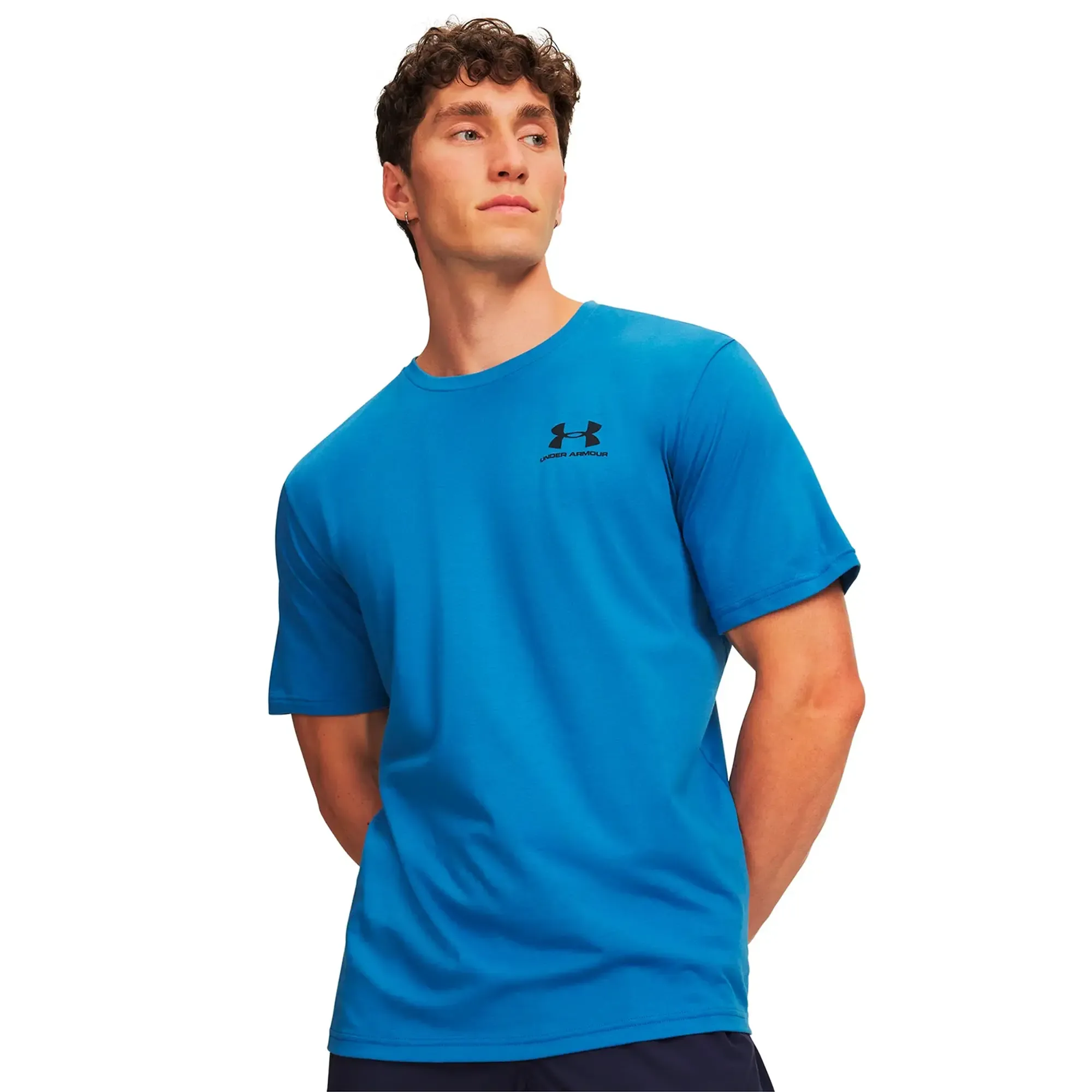Playera Under Armour Entrenamiento Left Chest Hombre 1326799-430