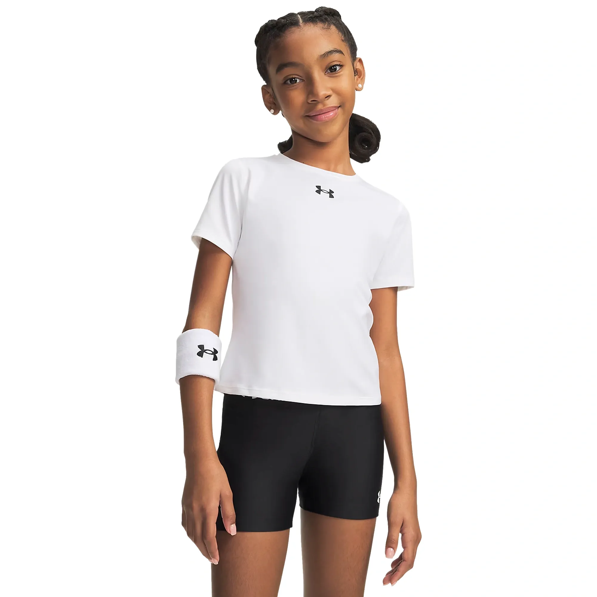 Playera Under Armour Entrenamiento HeatGear Niña 6014662-100