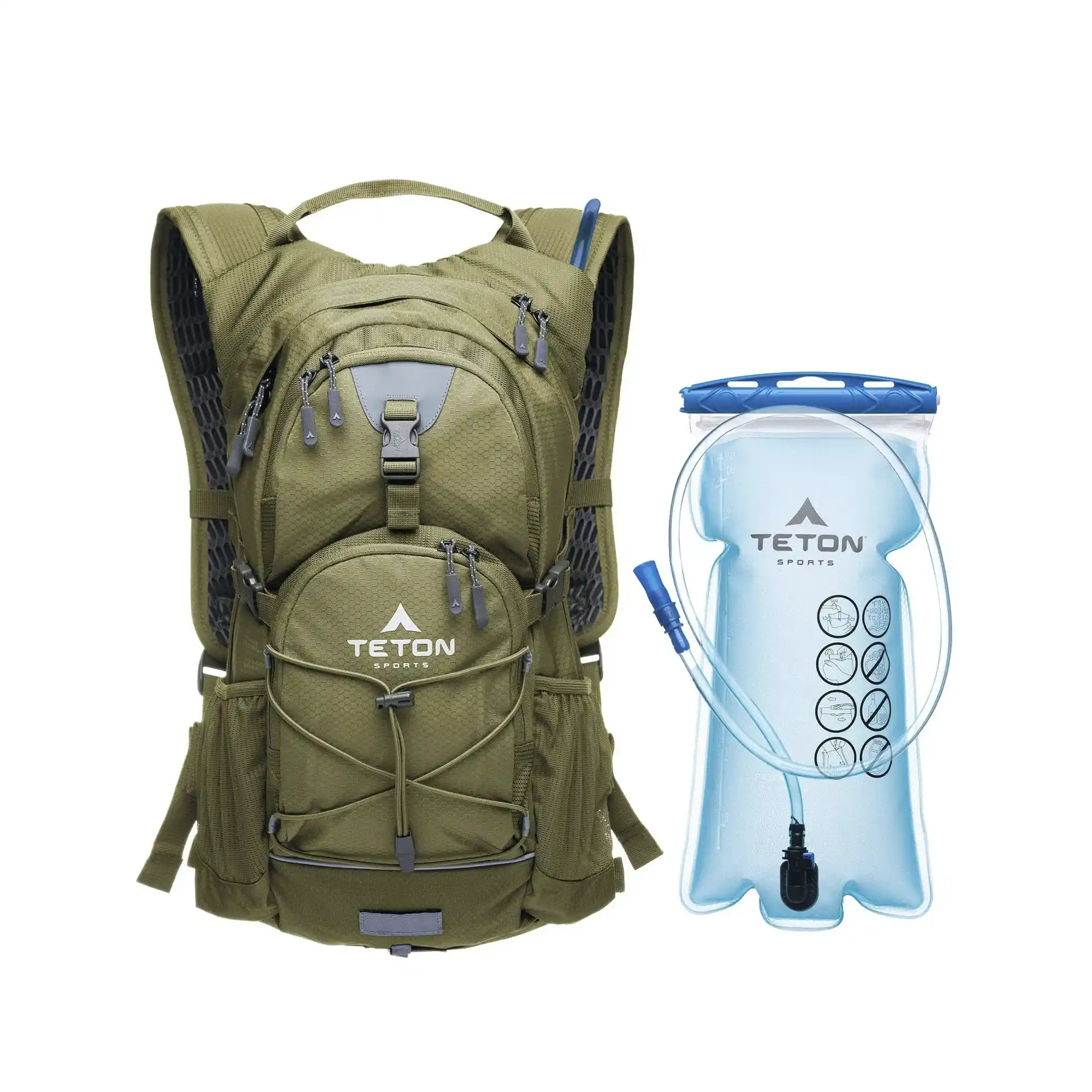 Mochila Hidratación Teton Oasis 22L VRD
