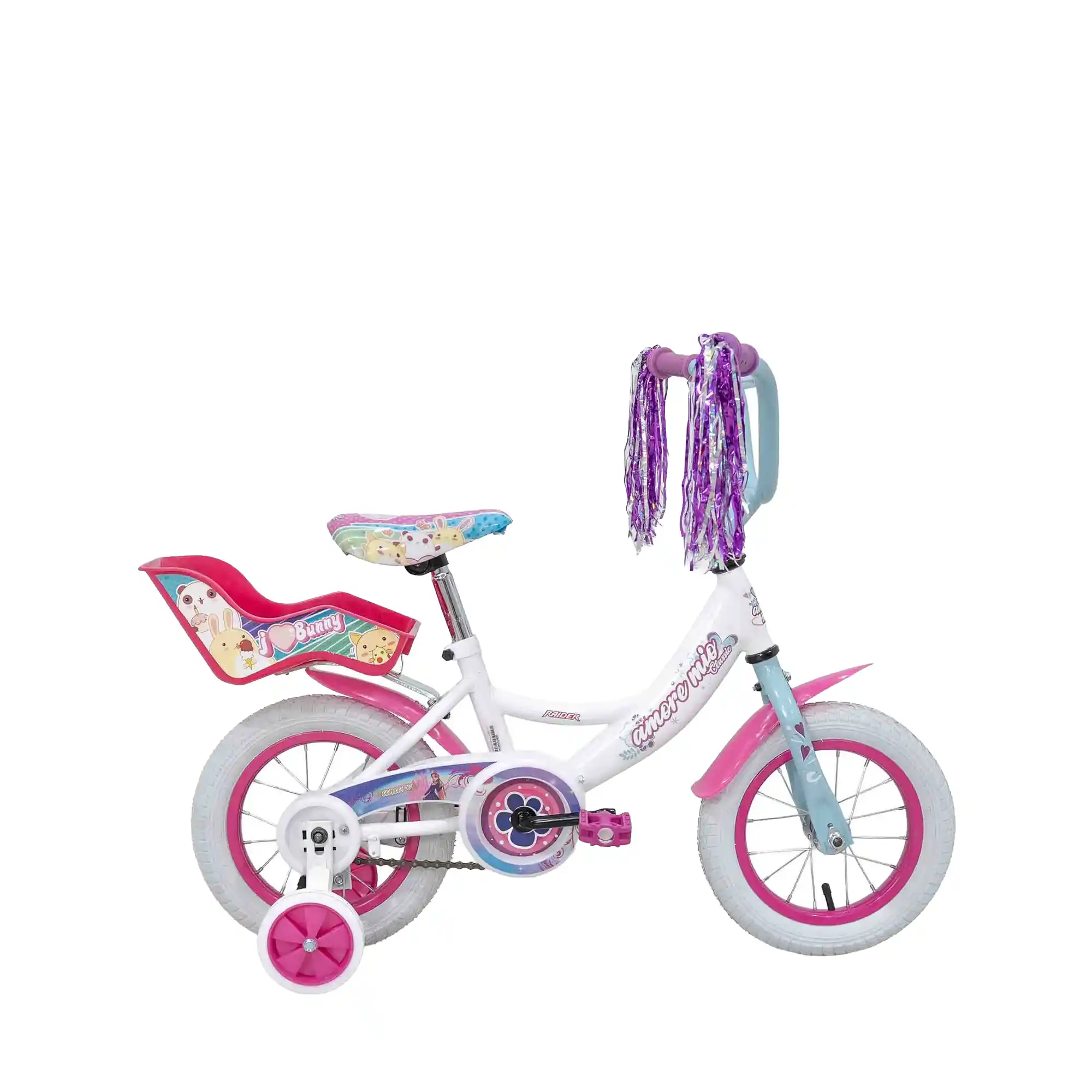 Bicicleta Raider Amore Niña Blanco R12