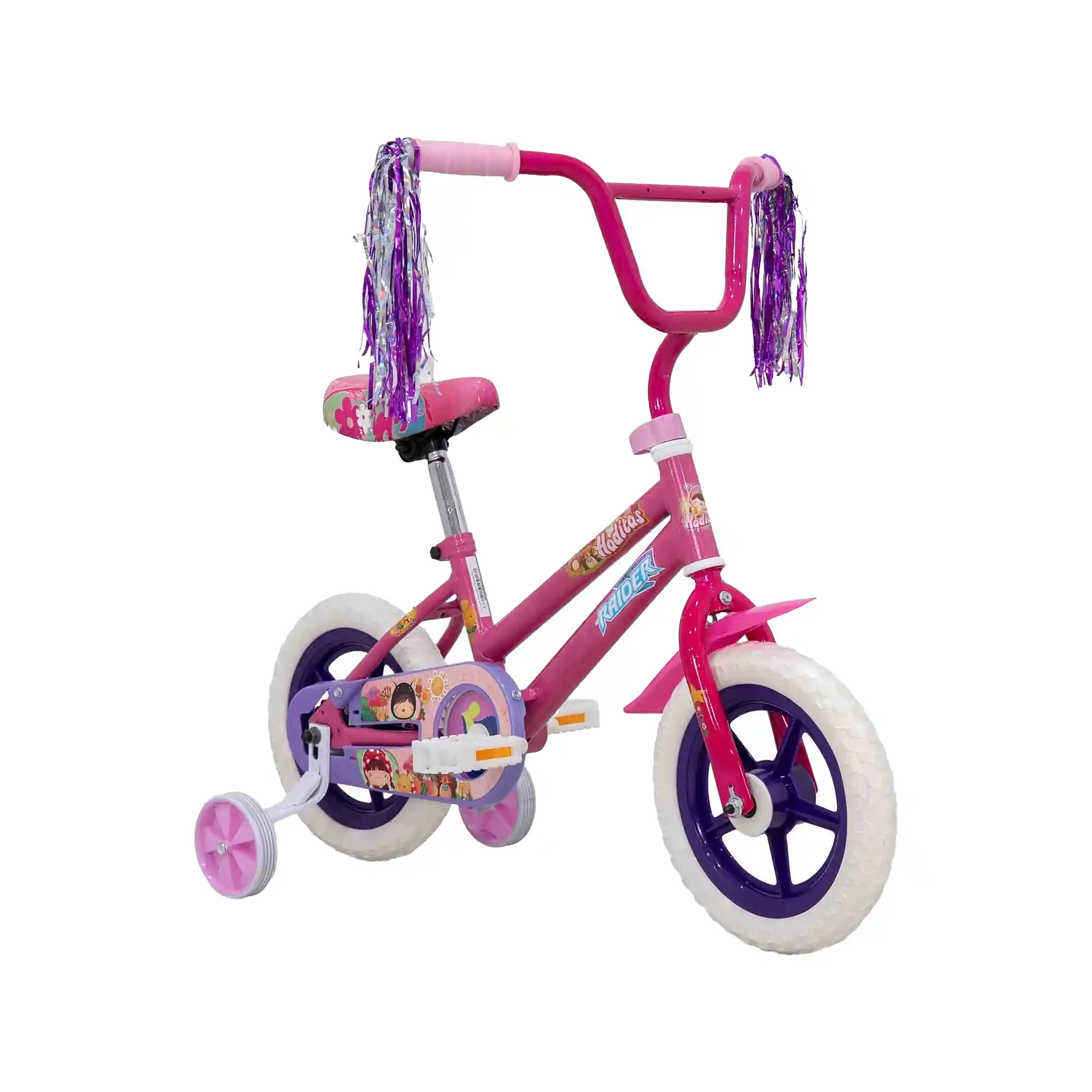 Bicicleta Raider Haditas Niña Rosa R12