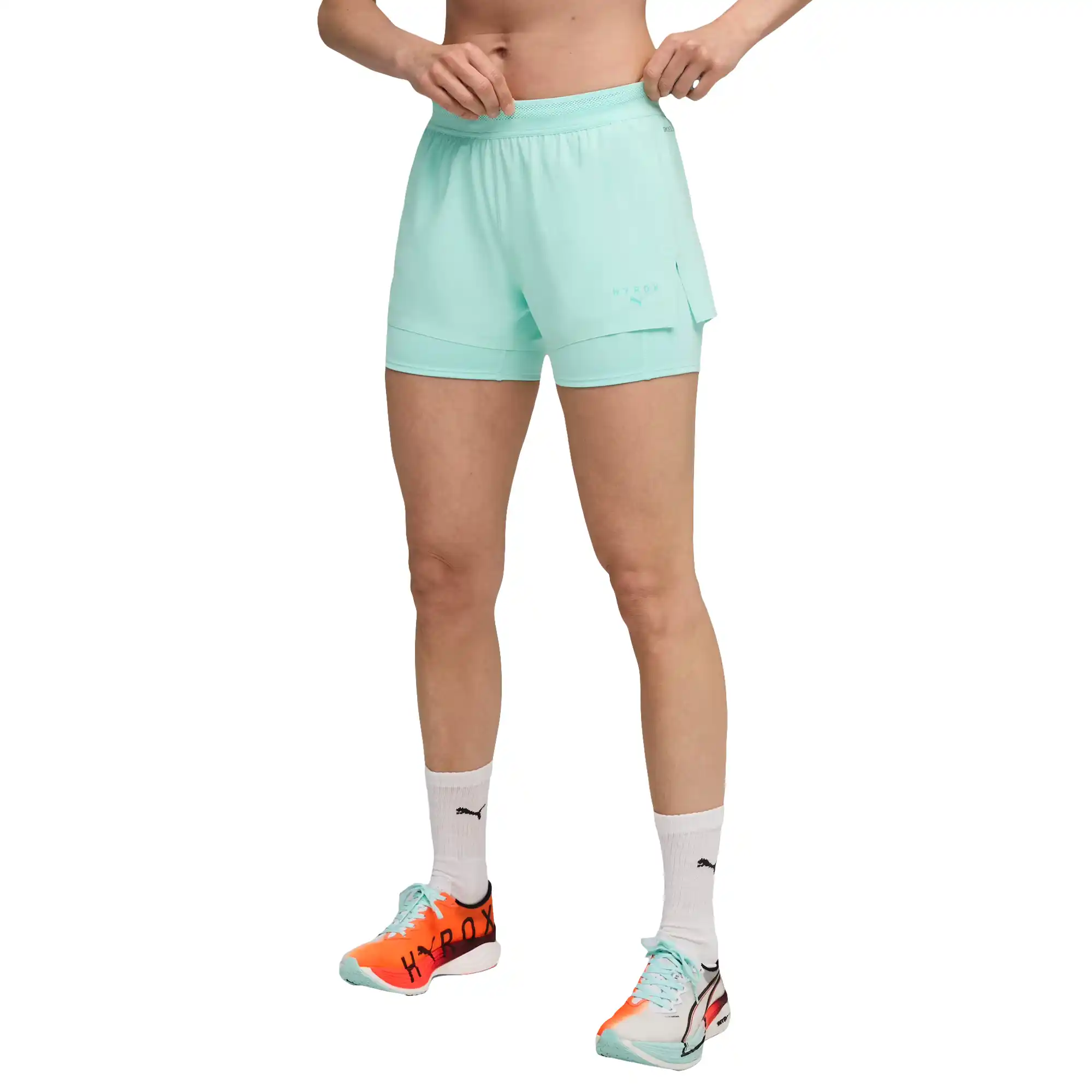 Short Puma Entrenamiento x HYROX 2 en 1 Mujer 527633 45