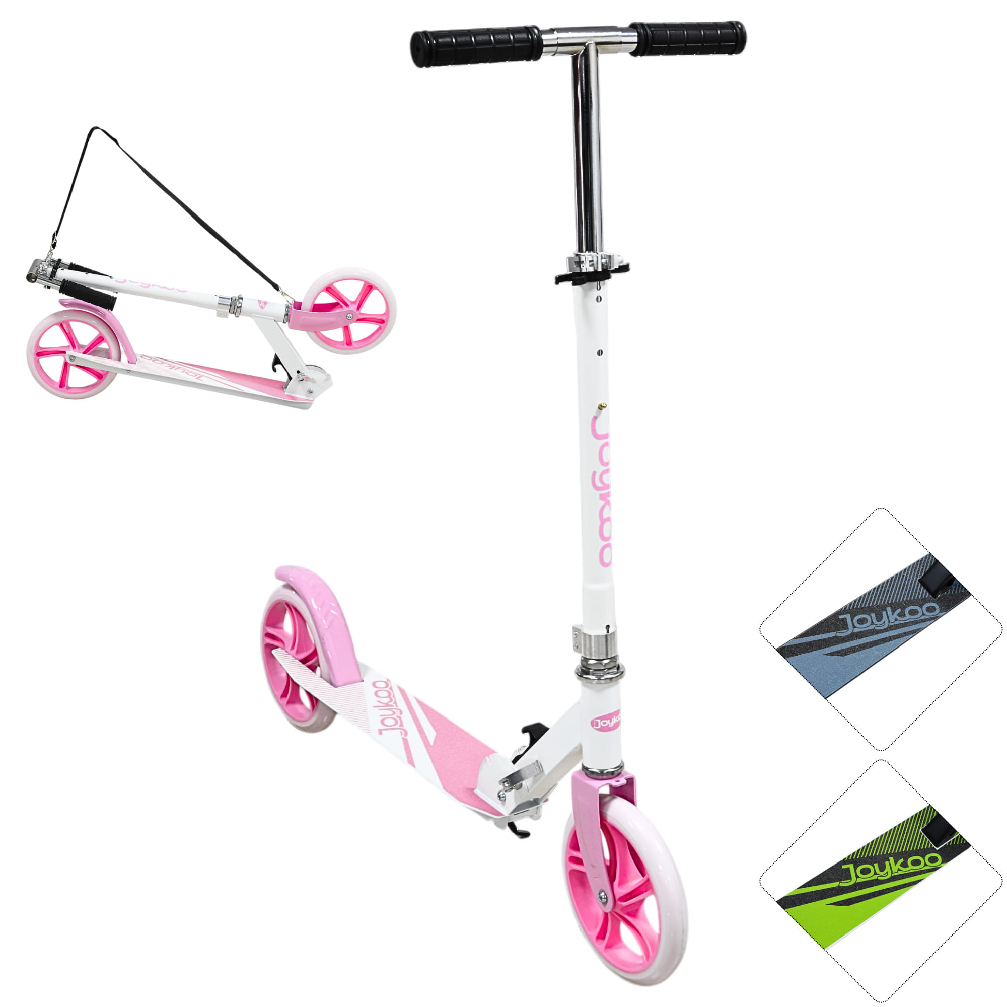 Scooter Joykoo Plegable Freno Infantil SC-1306 Rosa