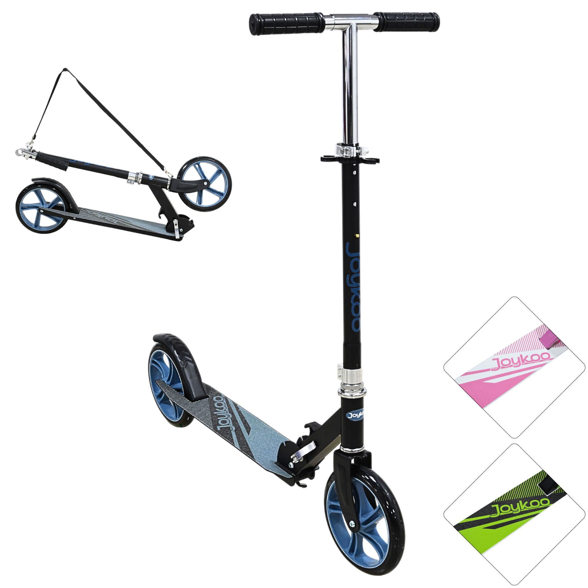Scooter Joykoo Plegable Freno Infantil SC-1306 Azul Marino
