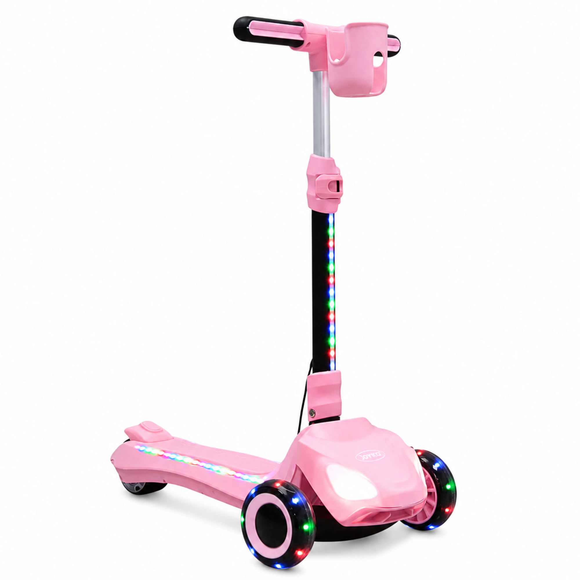 Scooter Joykoo Luces LED Infantil SC-E301 Rosa