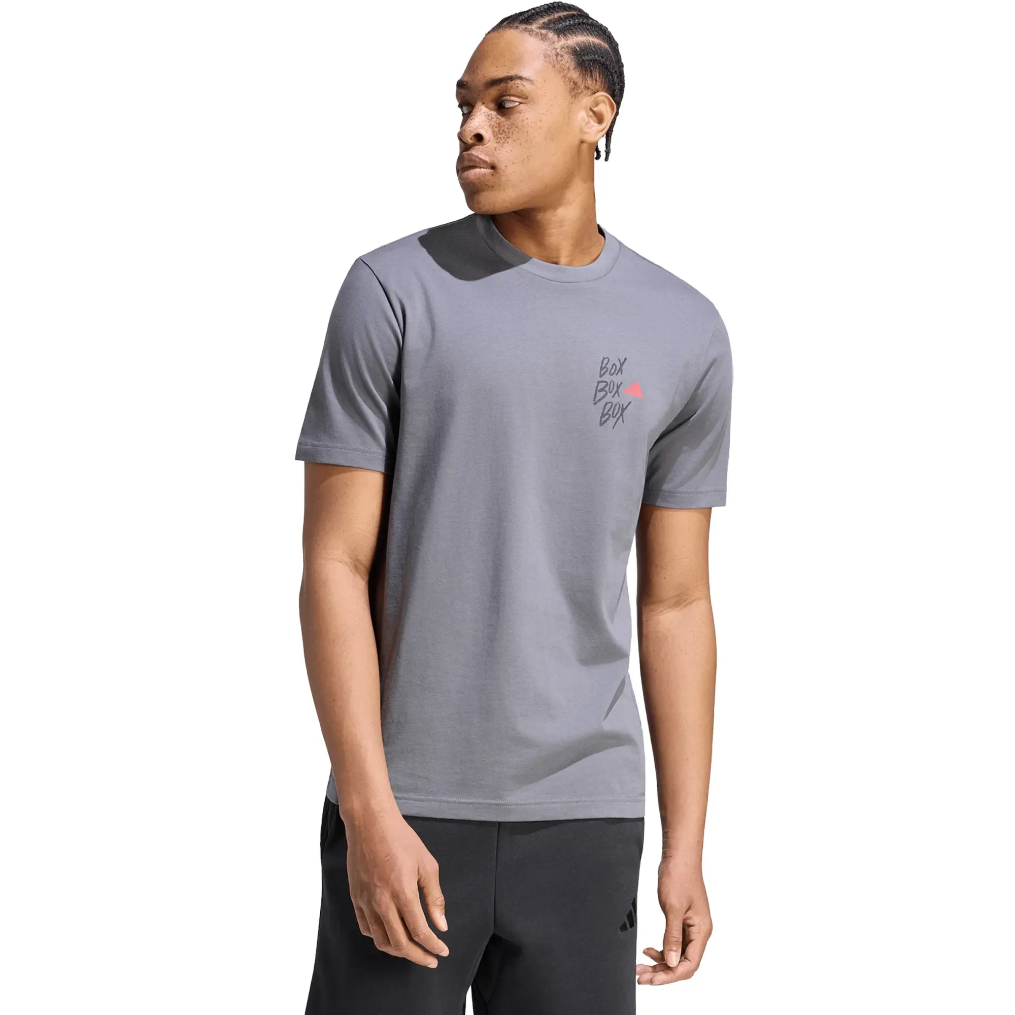 Playera adidas Casual Motorsport Box 3 Hombre KC7113