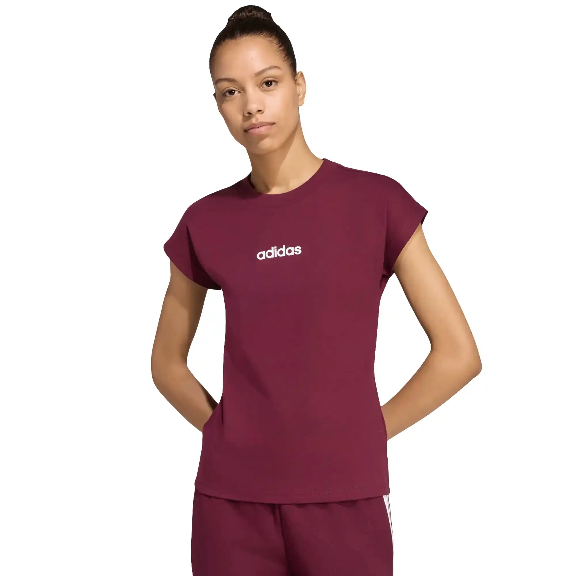 Playera adidas Essentials Linear Mujer KF8378