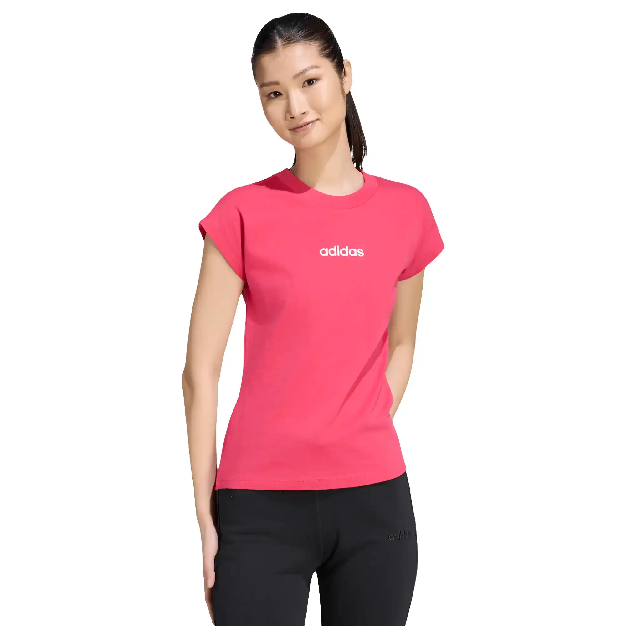Playera adidas Essentials Linear Mujer KF8374