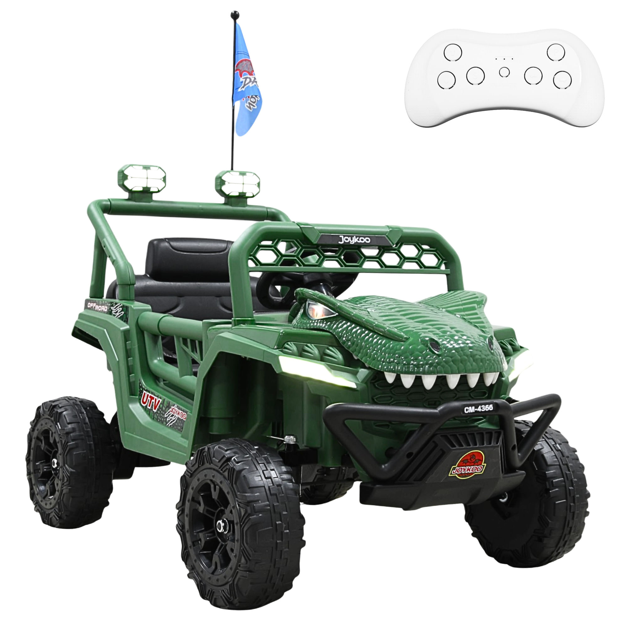 Montable Joykoo Dino Control Infantil CM-4366 Verde