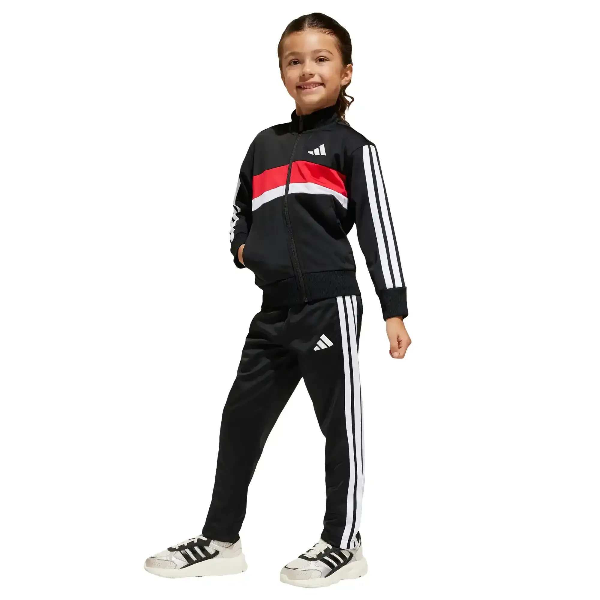 Conjunto Deportivo adidas Essentials Tiberio 3 Stripes Infantil Unisex JC7513