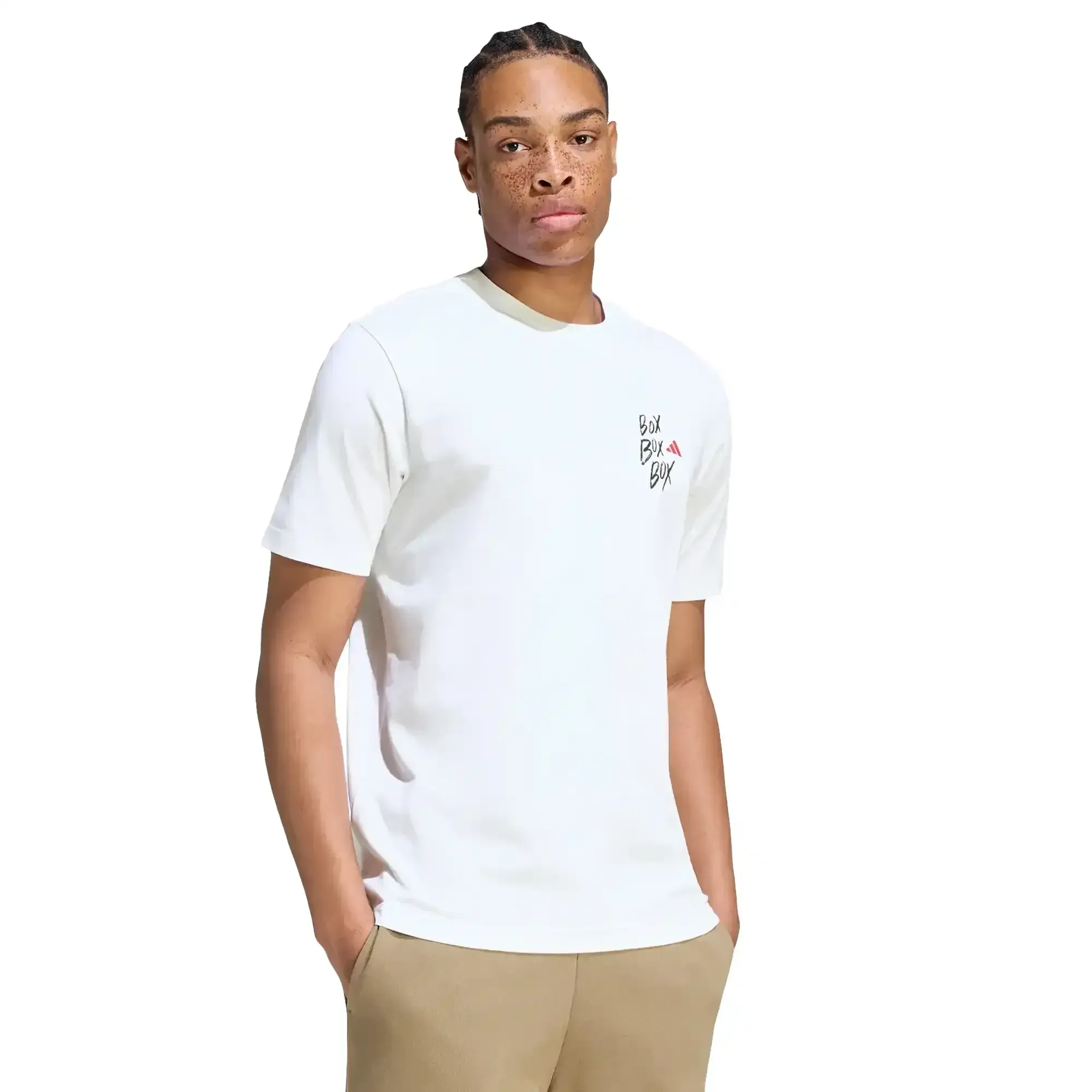 Playera adidas Casual Motorsport Box 3 Hombre KC7114