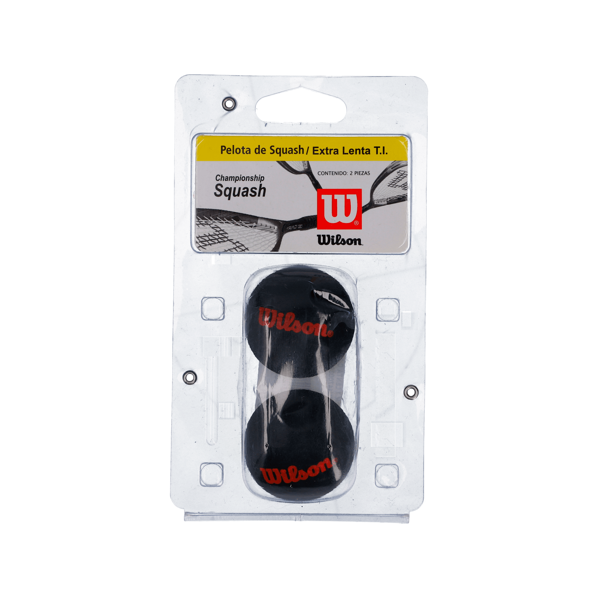 Pelotas Wilson Squash Extra Lenta Unisex WRZM14700
