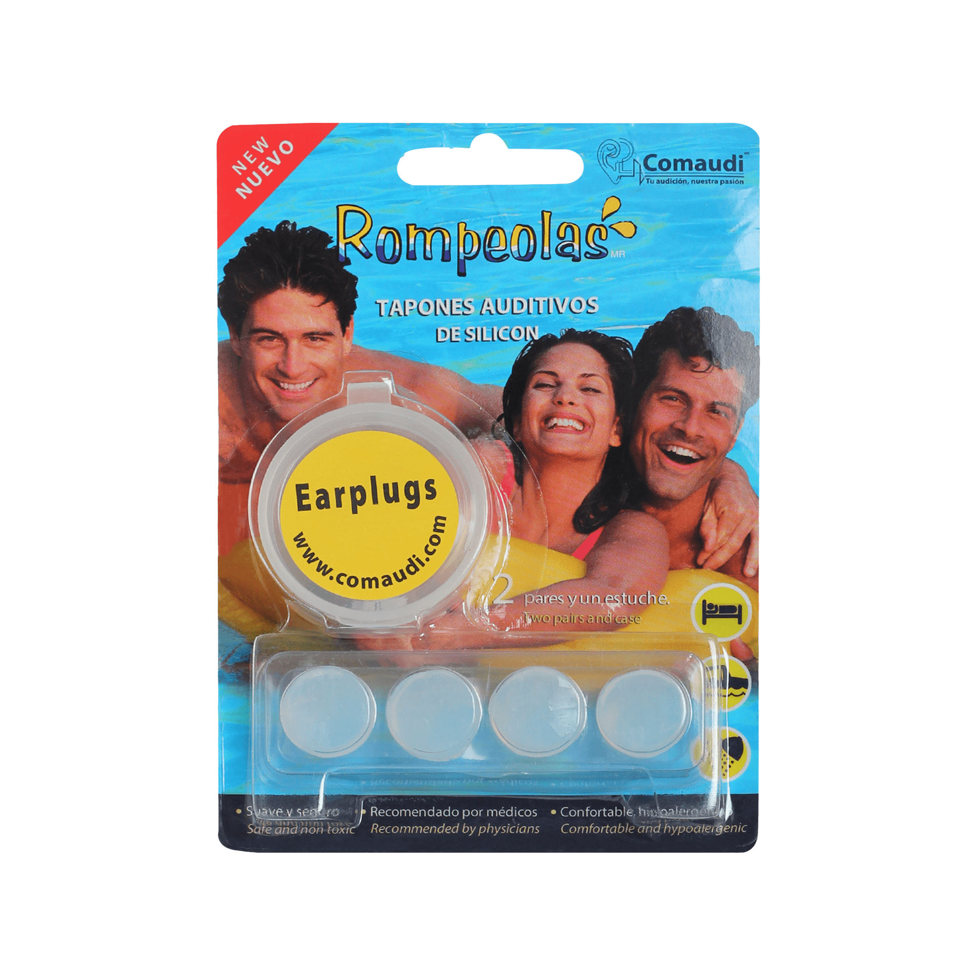 Tapones para Oído Comaudi Natación Rompeolas Unisex